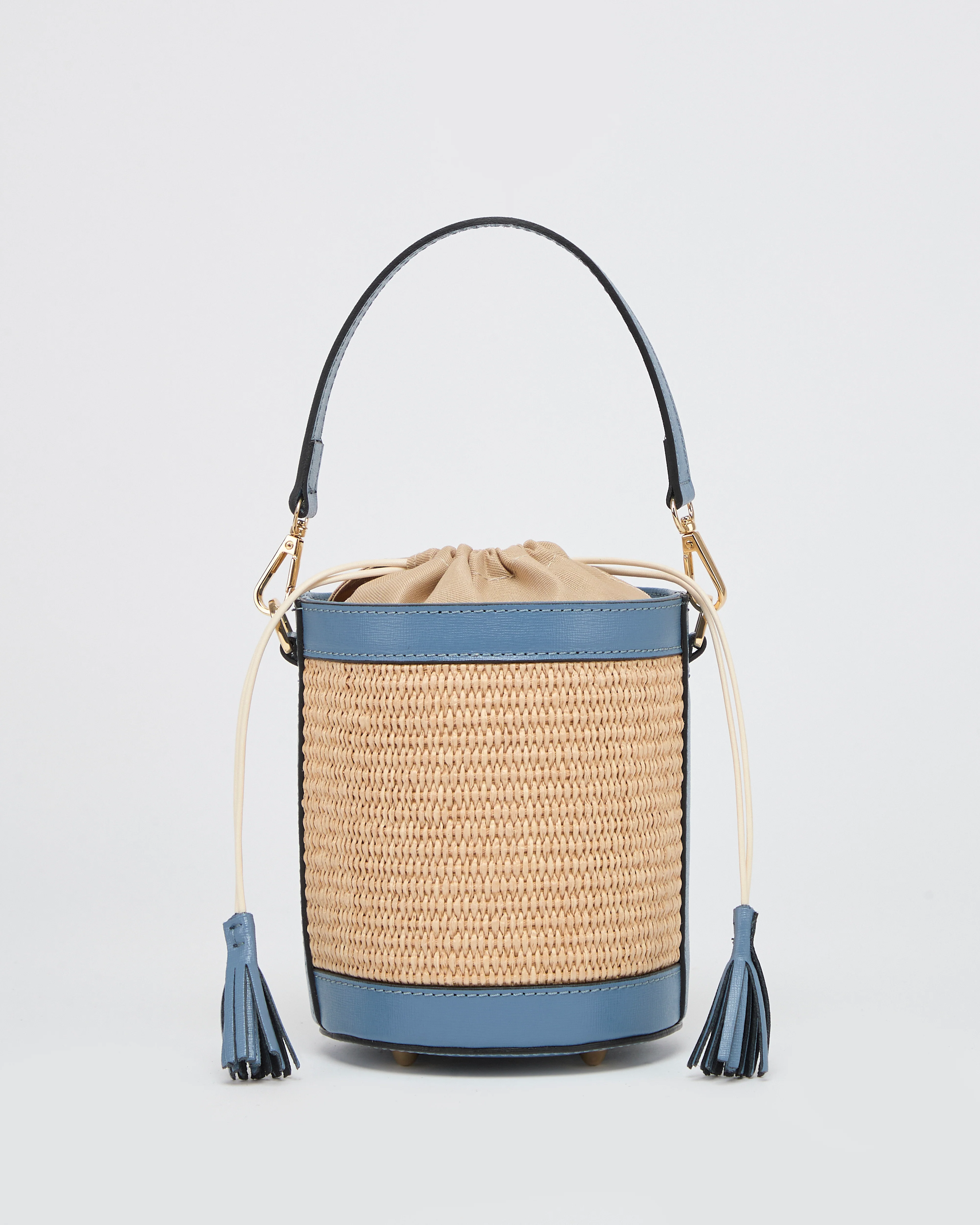 Angèle raffia light blue - Image 2