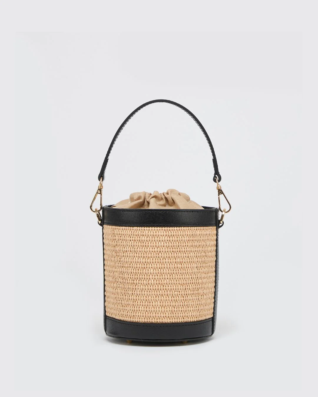 Angèle raffia black