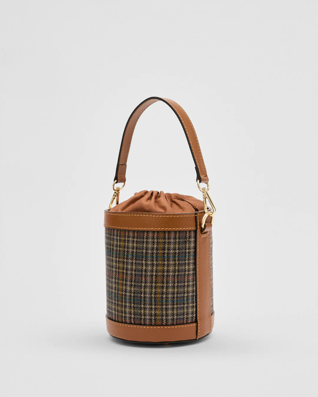 Angèle tartan camel