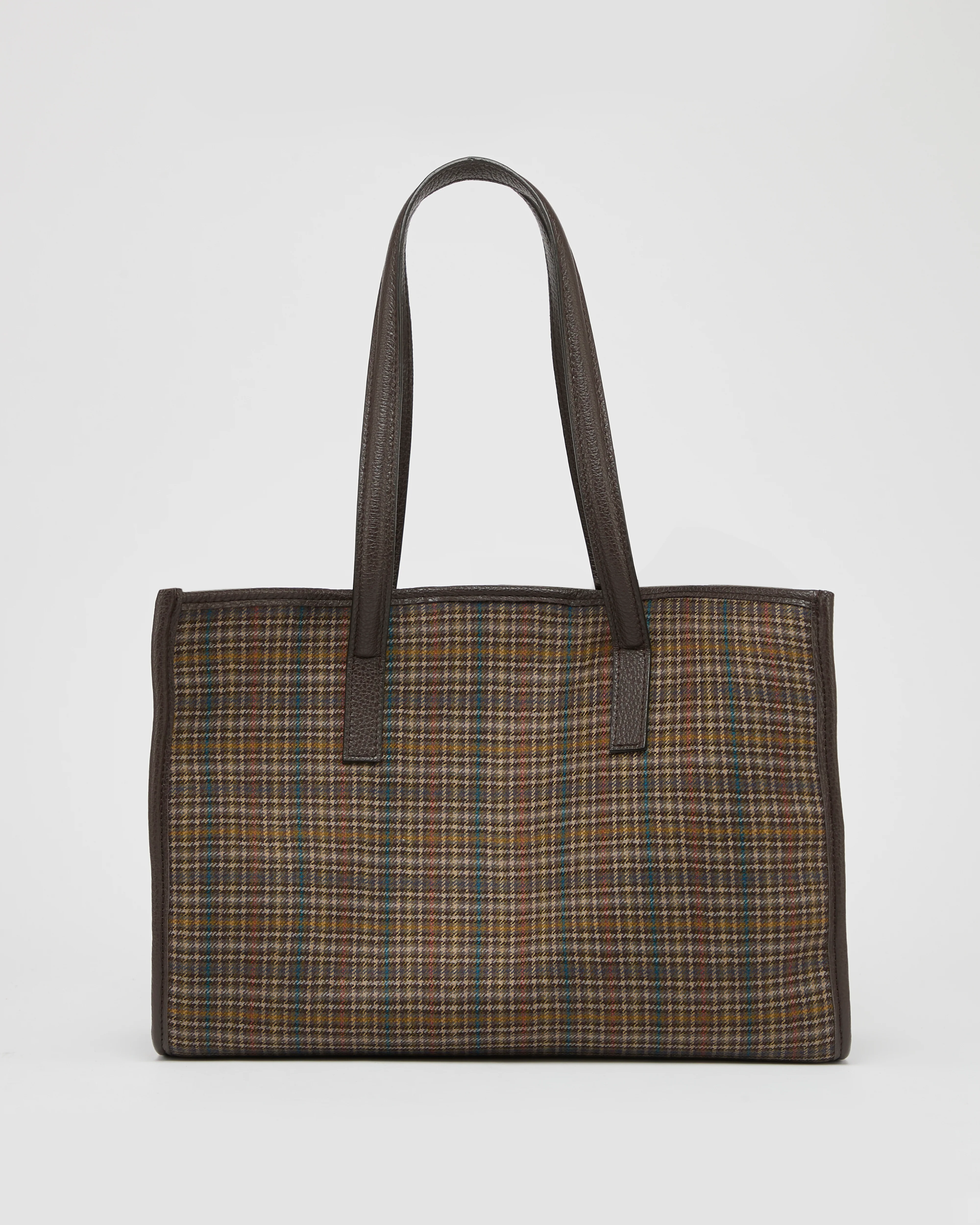 Camille tartan brown