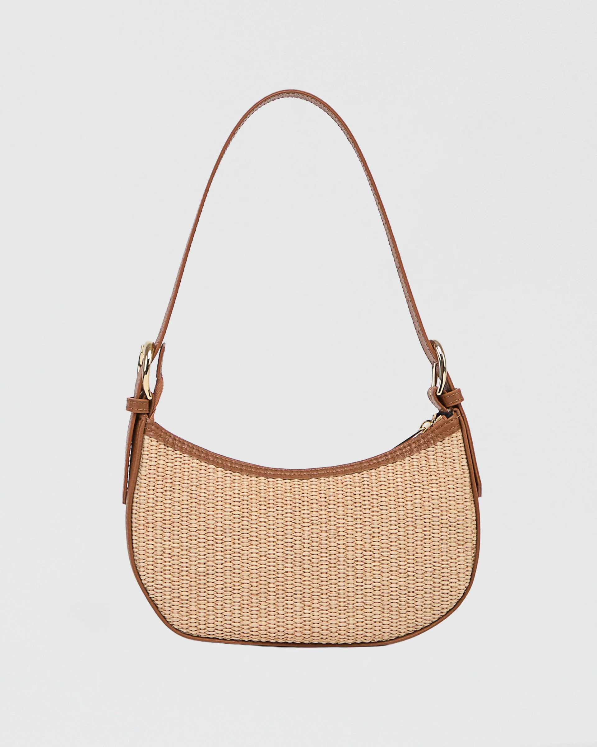 Helene raffia camel