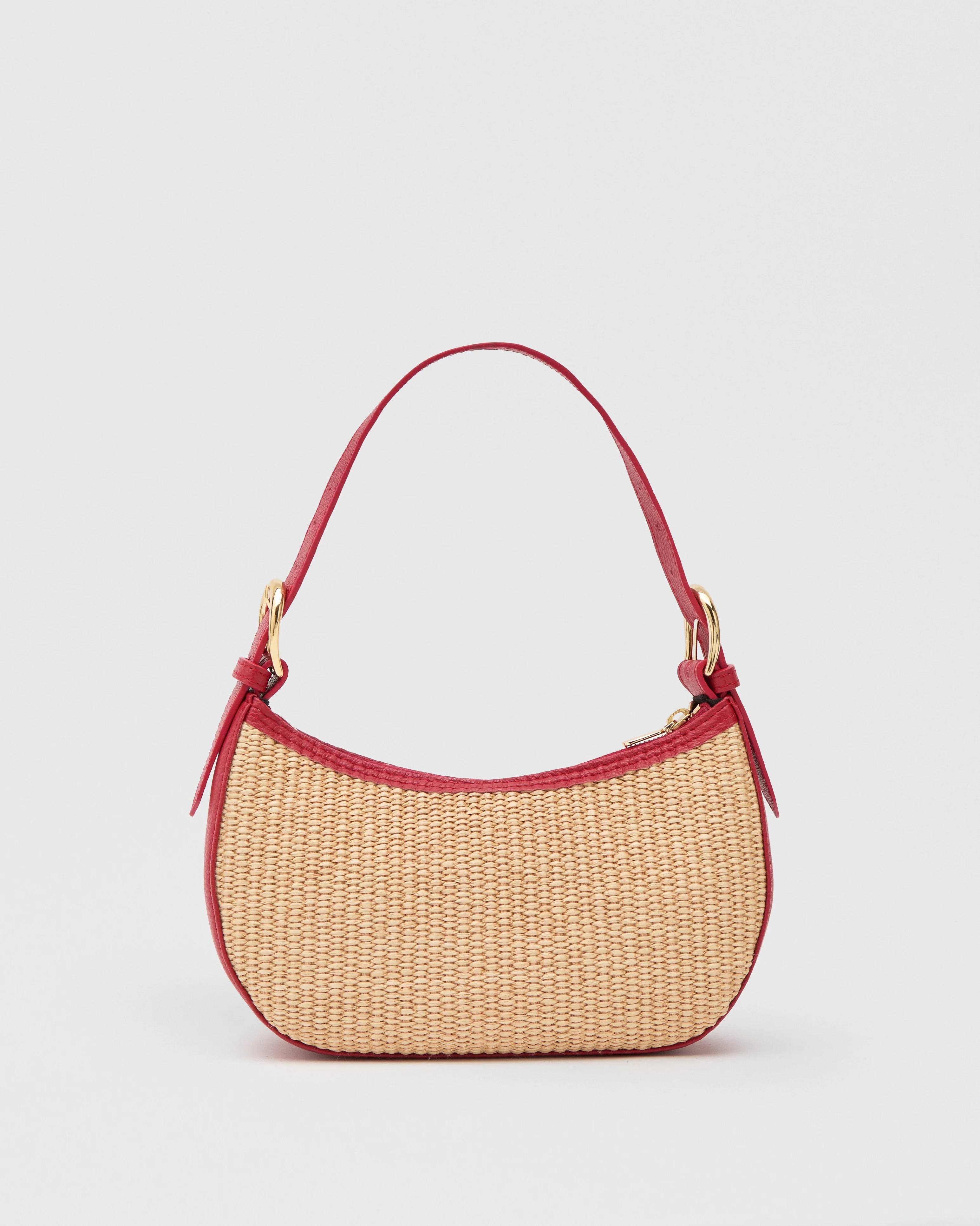 Hélène raffia red