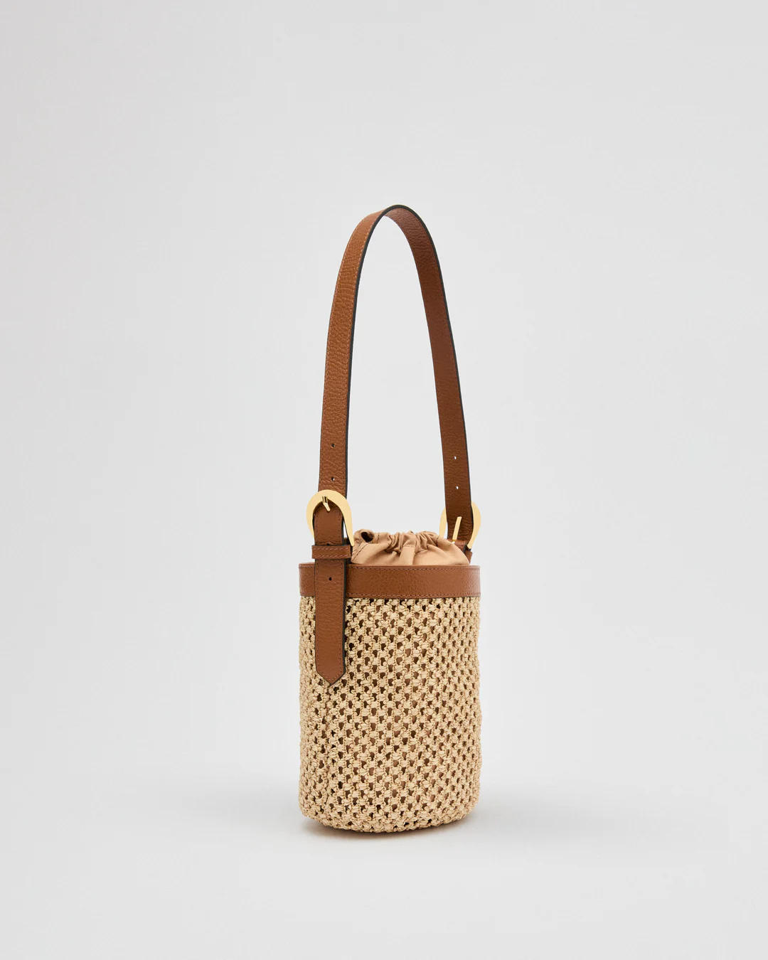 Huguette raffia camel