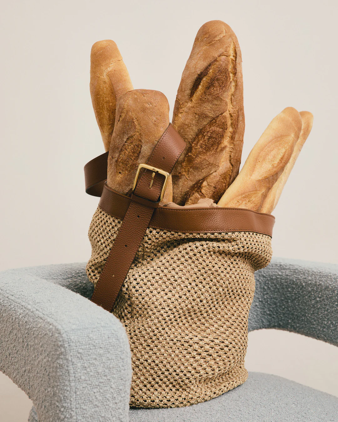 Huguette Maxi raffia camel - Image 4