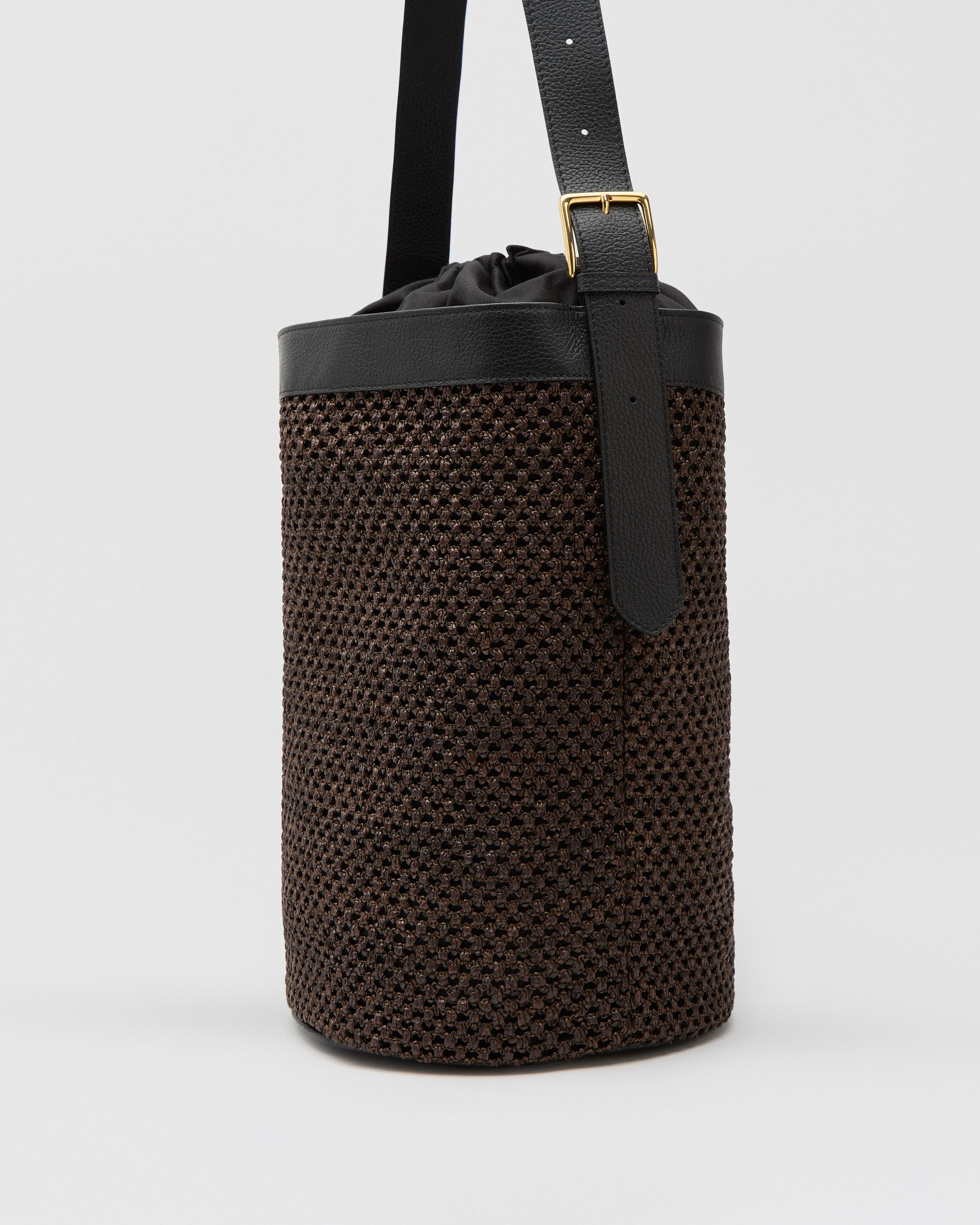 Huguette Maxi raffia brown