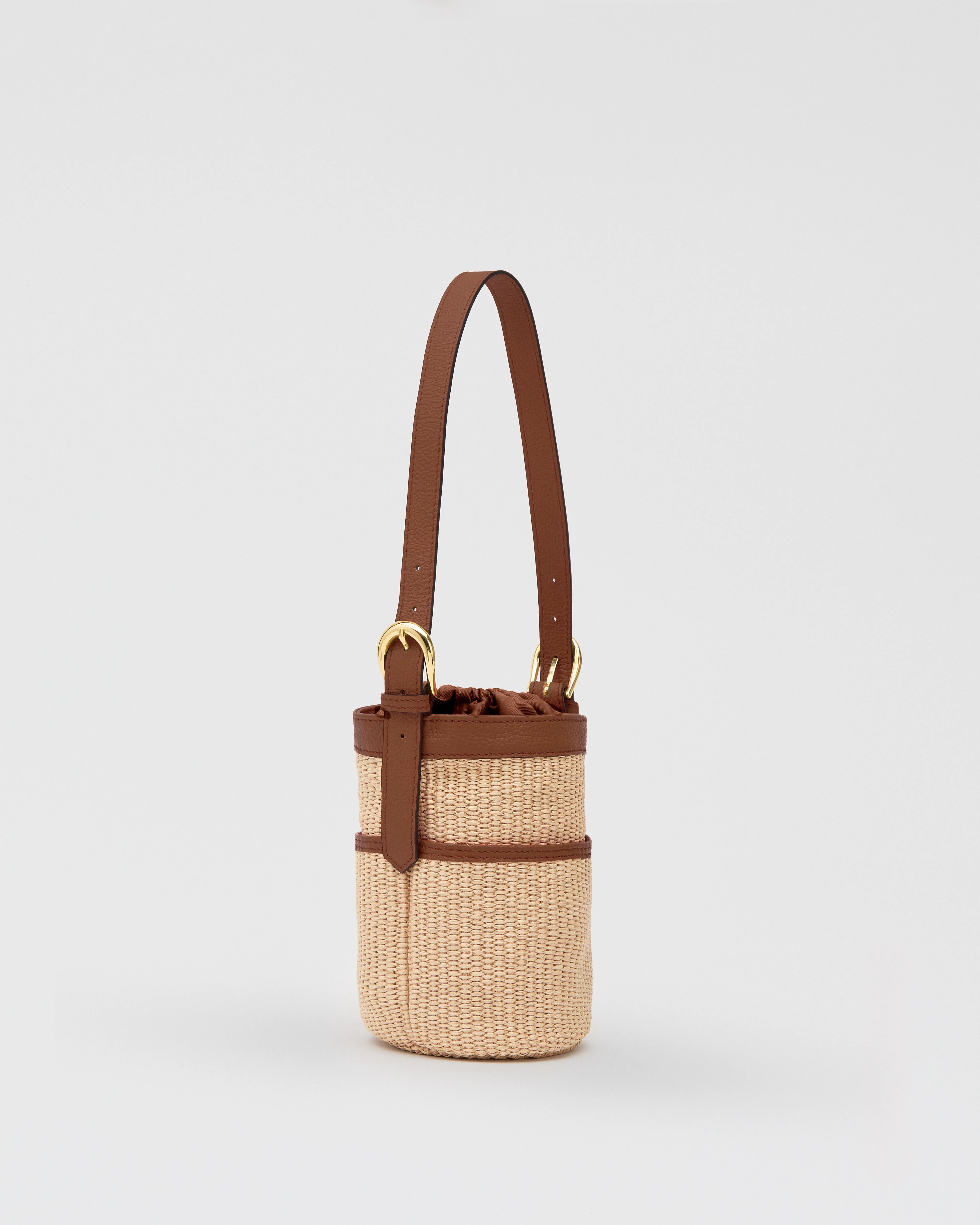 Léonie raffia camel