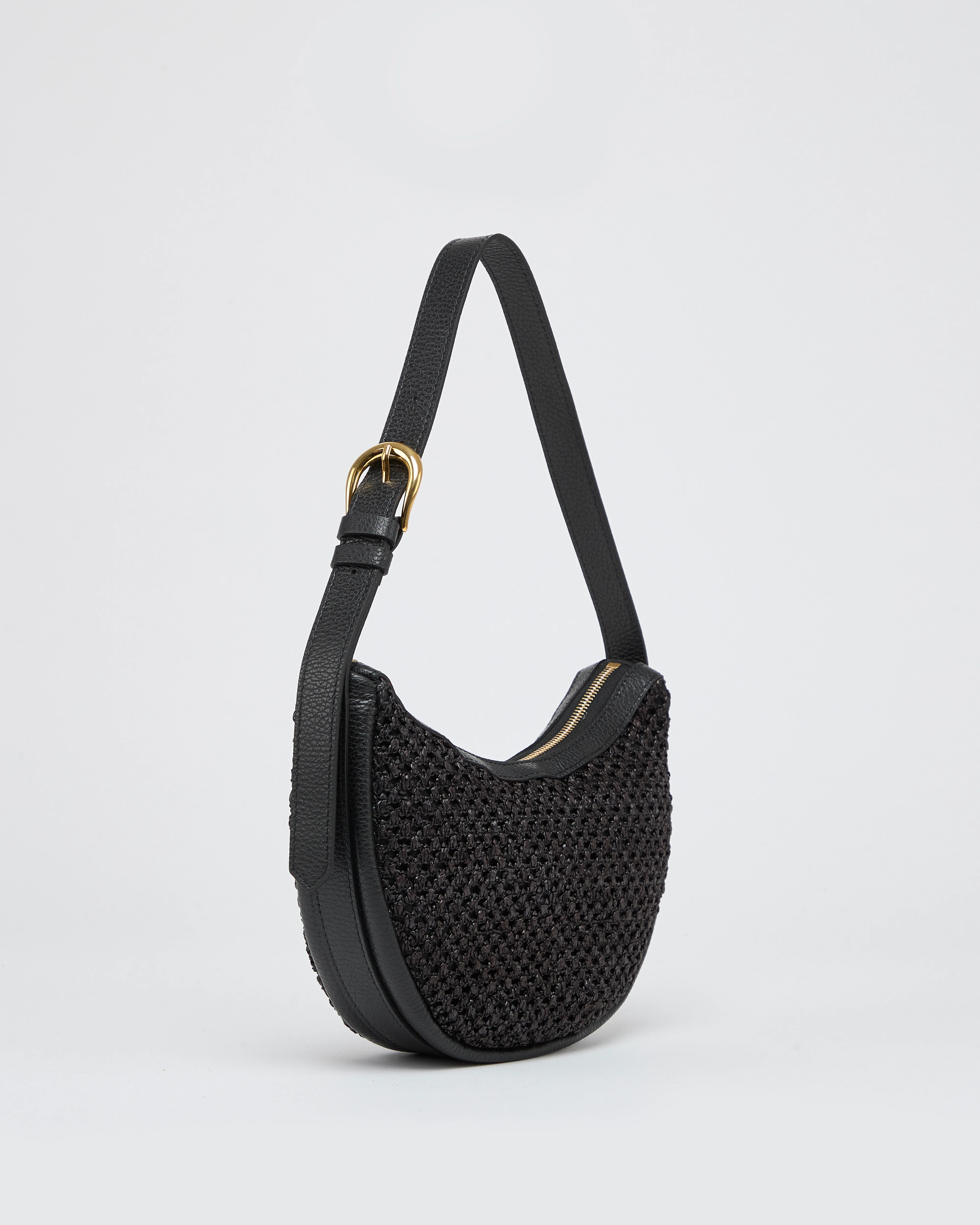 Lou raffia black