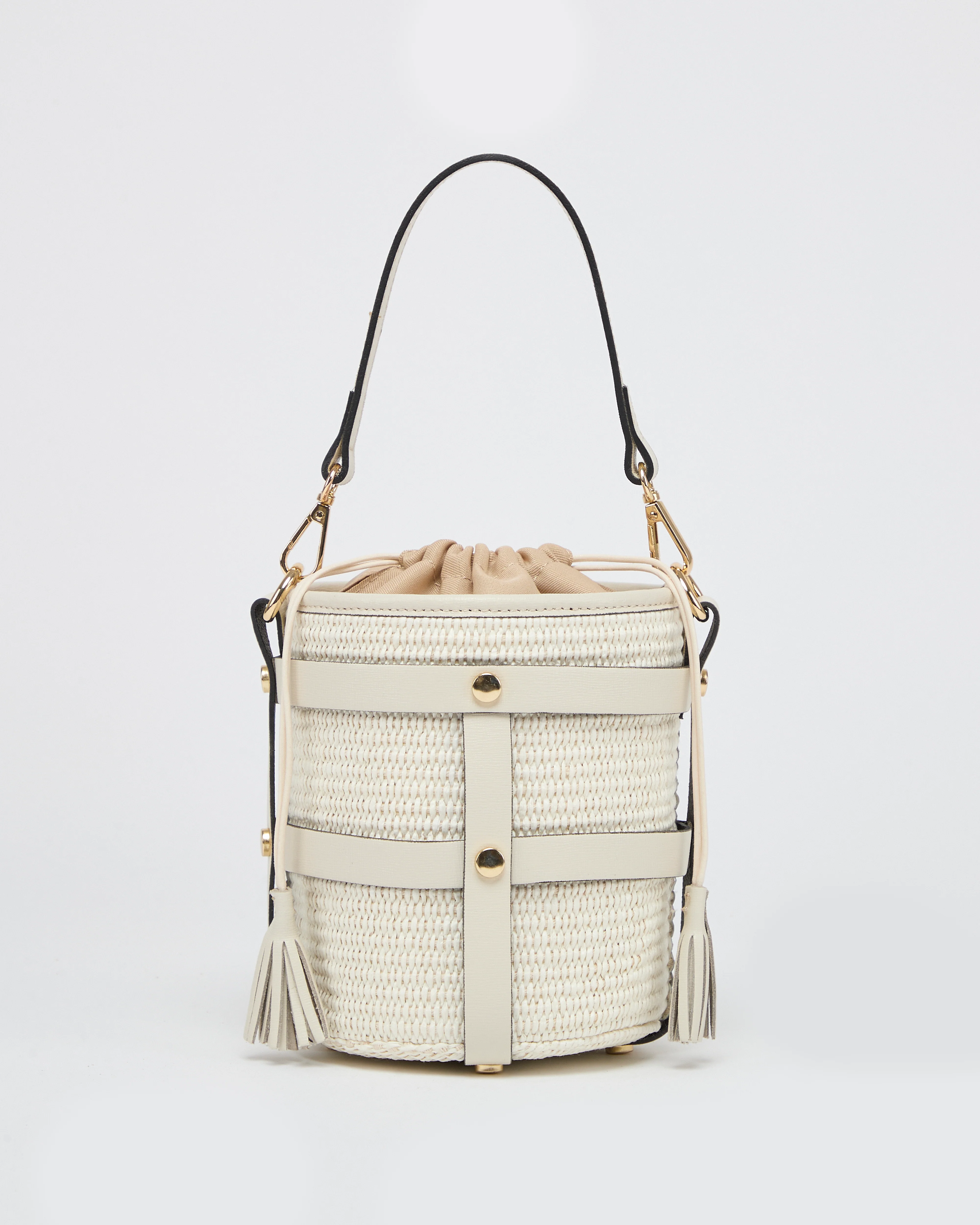 Lucie raffia total white - Image 2