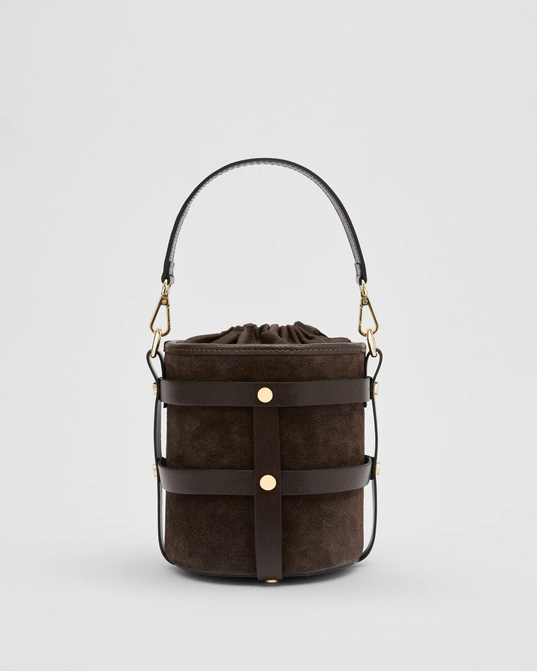 Lucie suede total brown