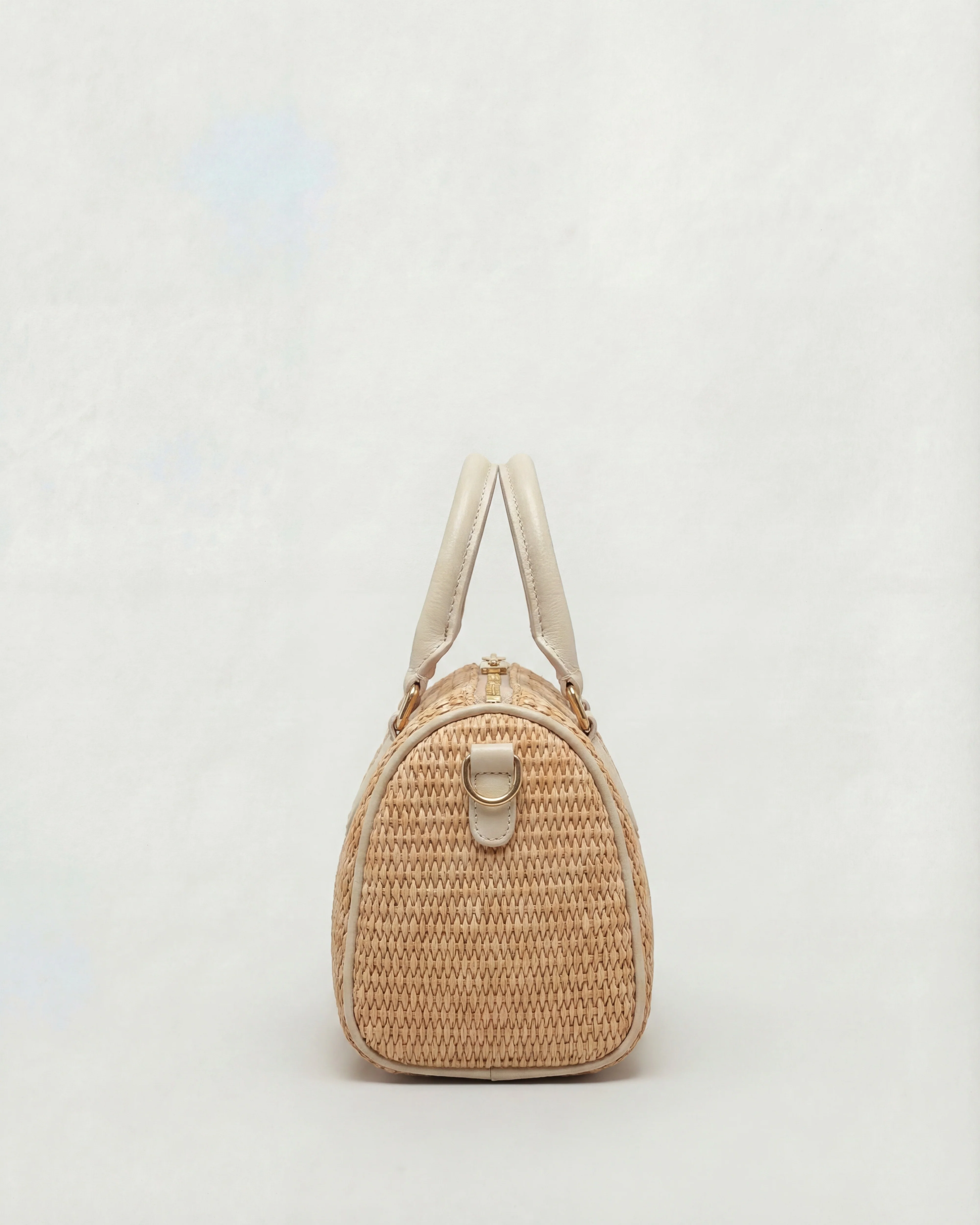 Mini Béatrice raffia cream - Image 2