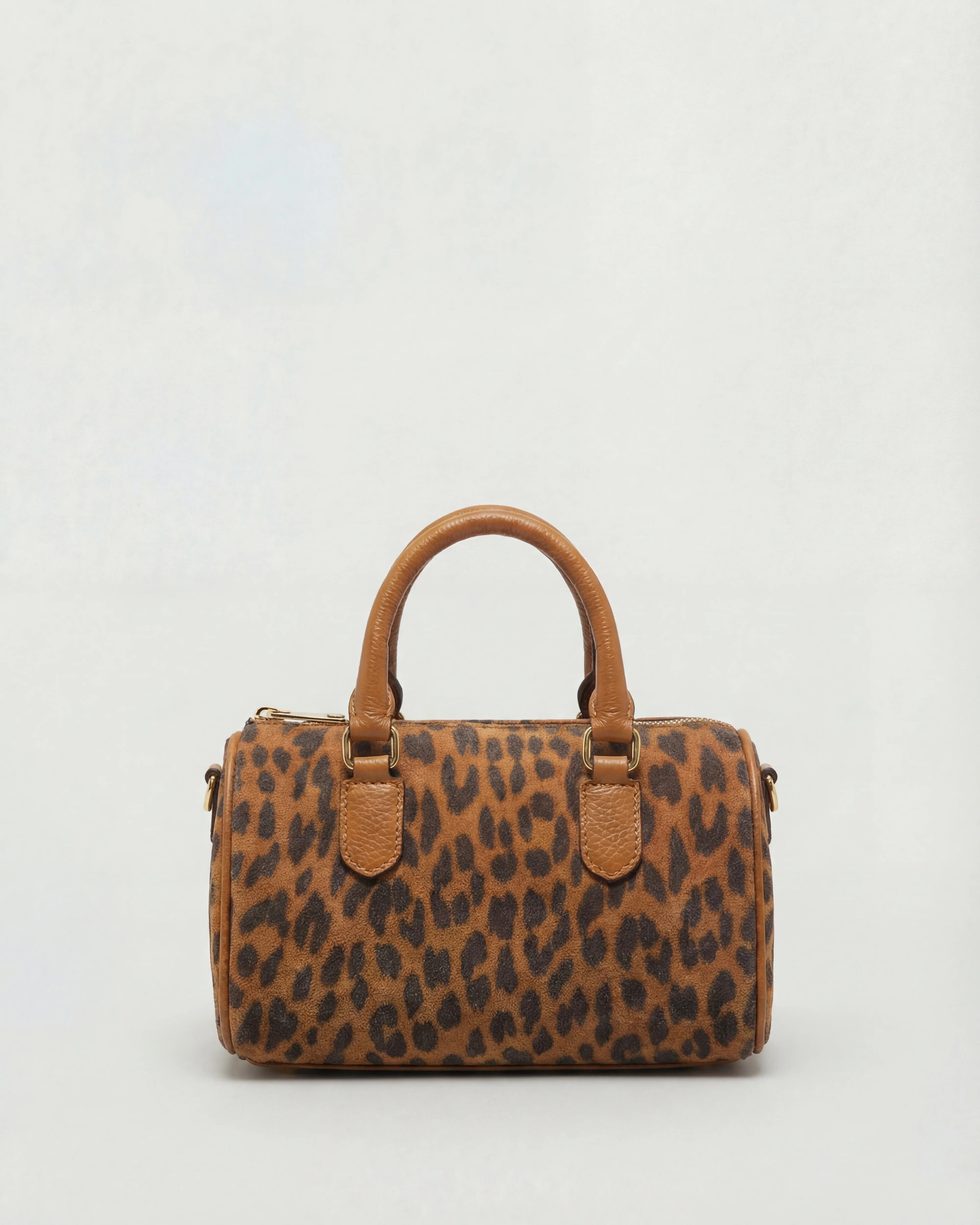 Mini Béatrice suede leopard