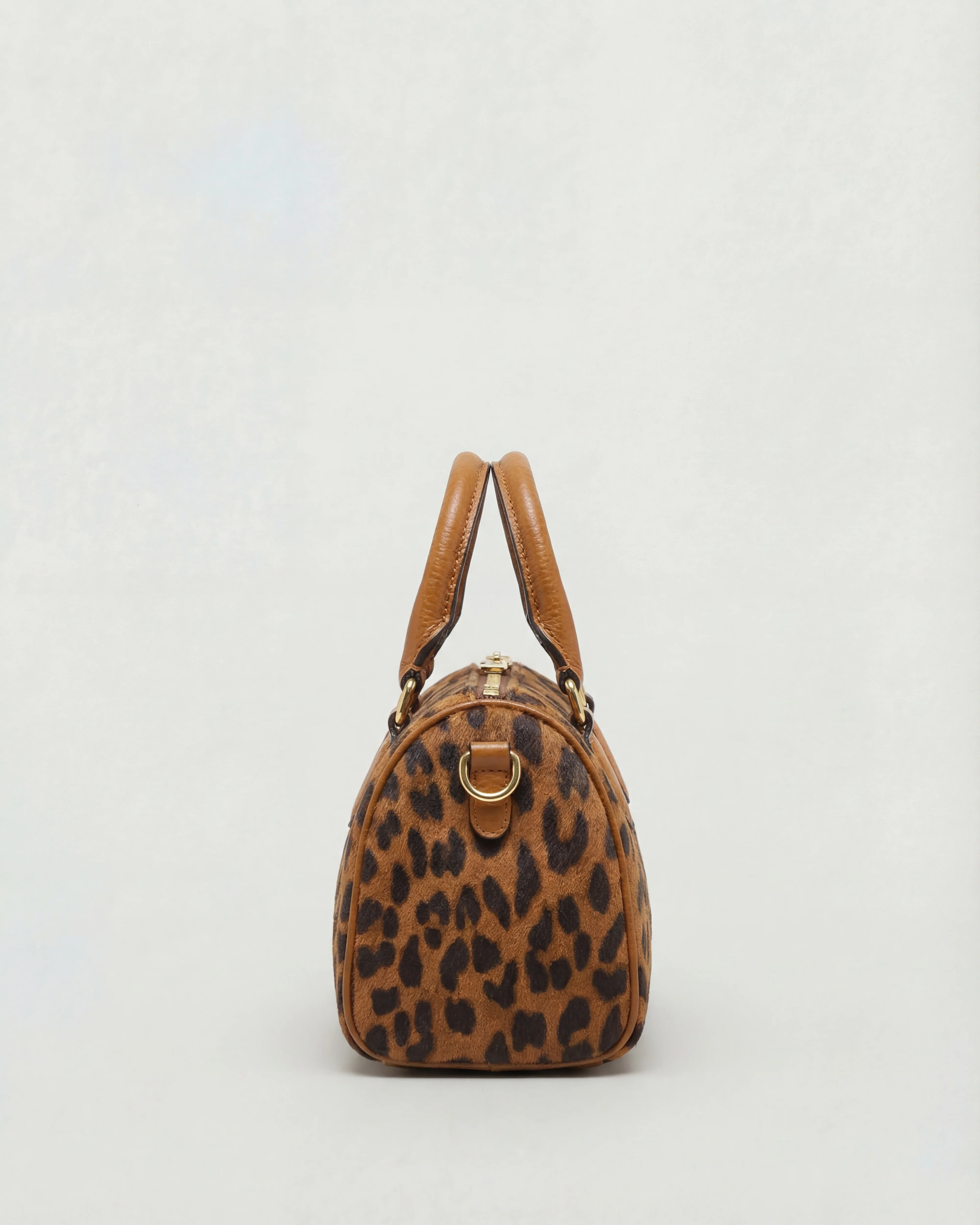Mini Béatrice suede leopard - Image 2