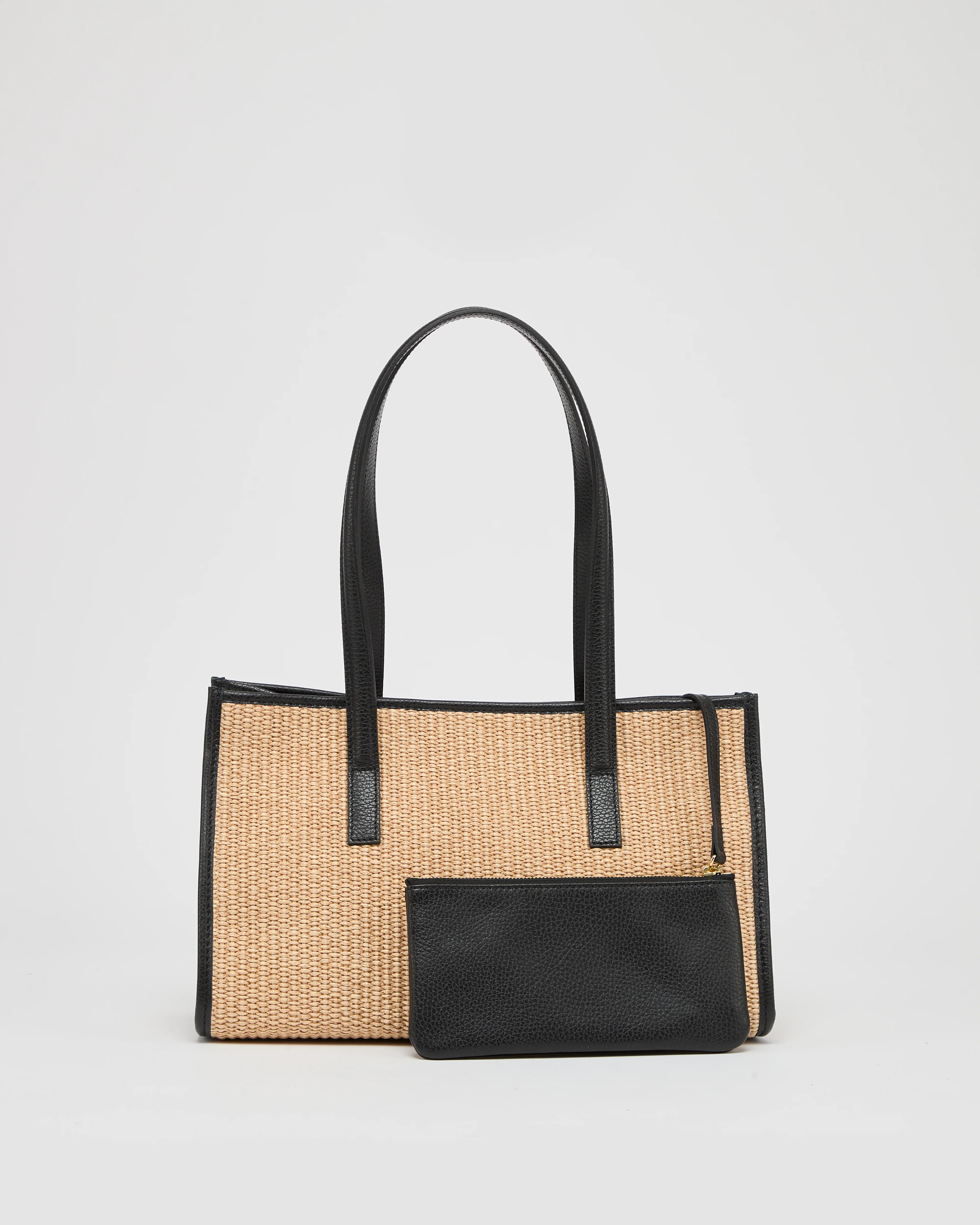 Mini Camille raffia black - Image 2