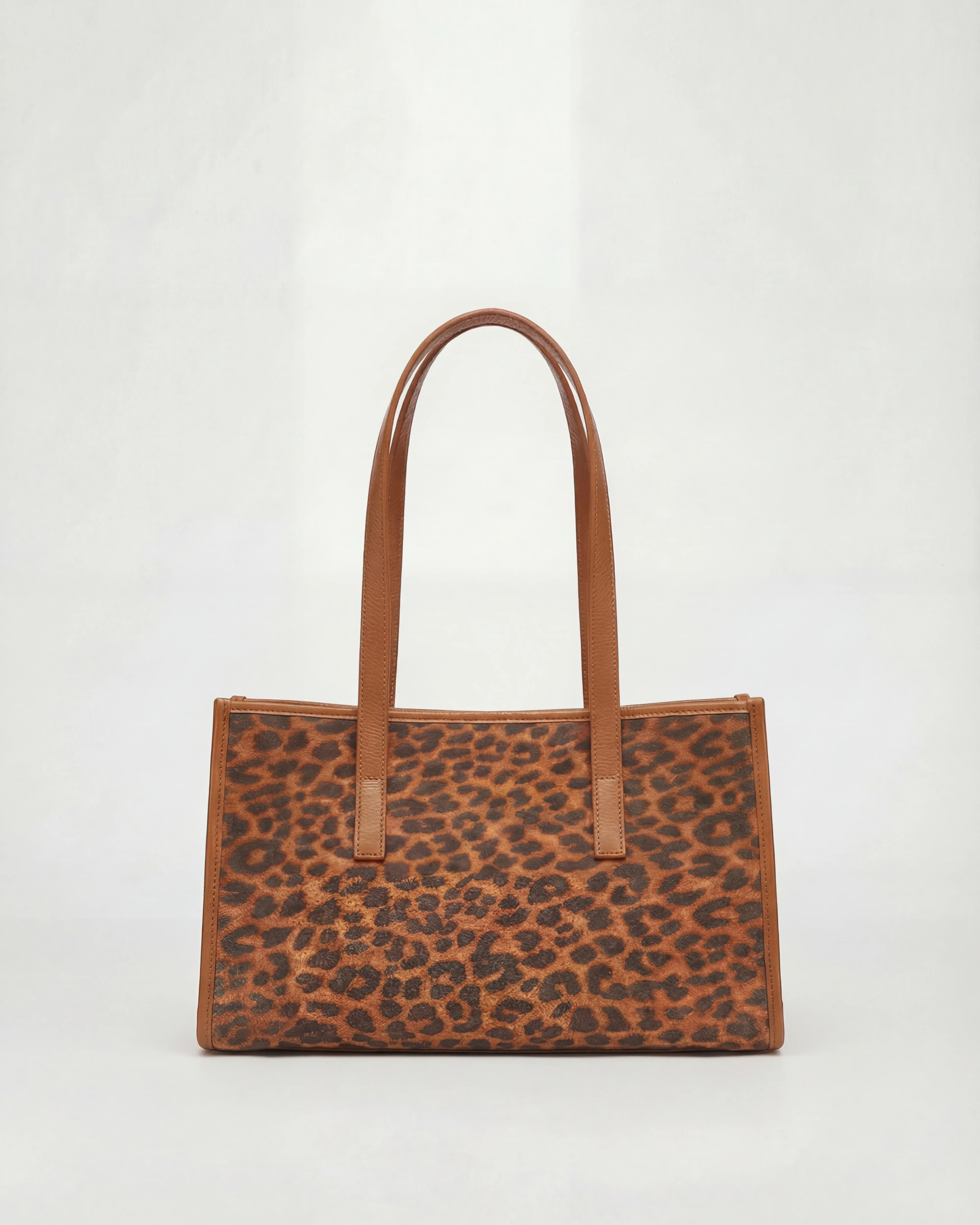 Mini Camille leopard camel