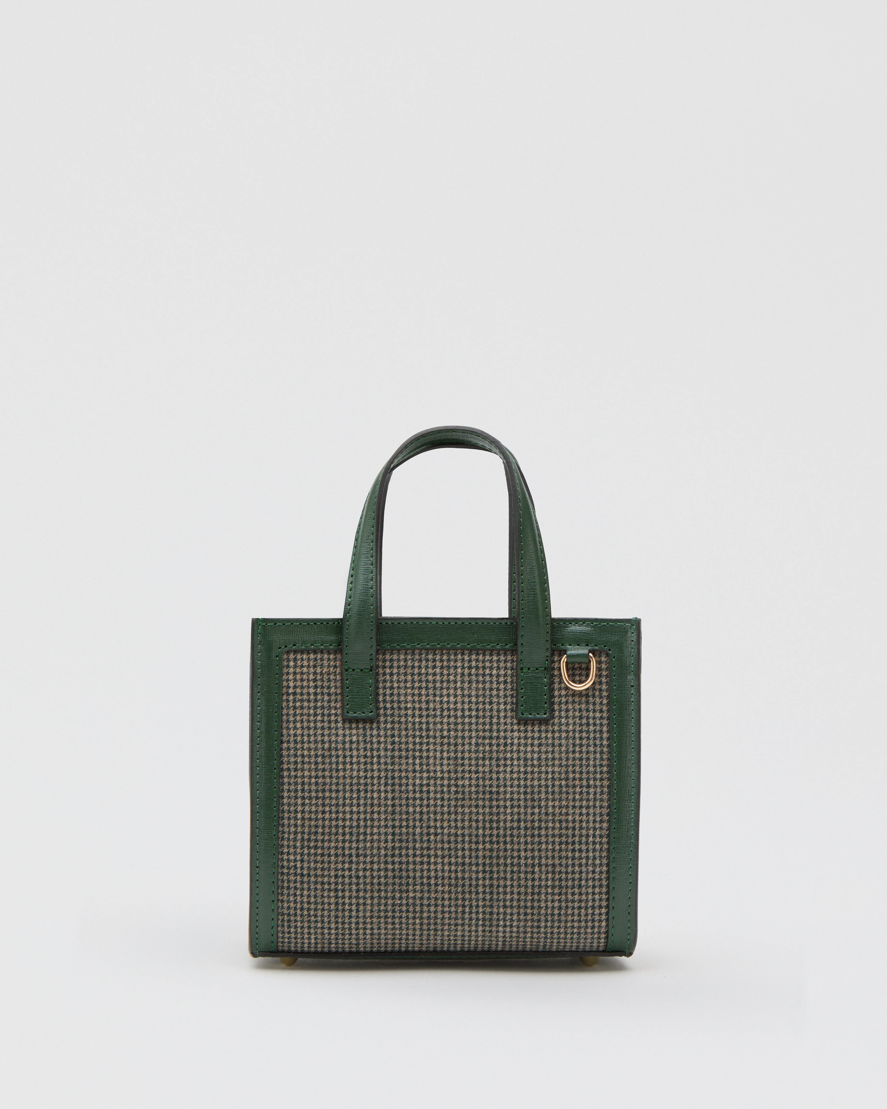 Mini Sophie tweed Green