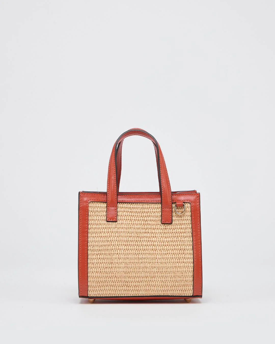 Mini Sophie raffia orange