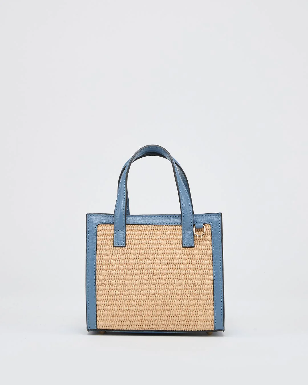 Mini Sophie raffia light blue