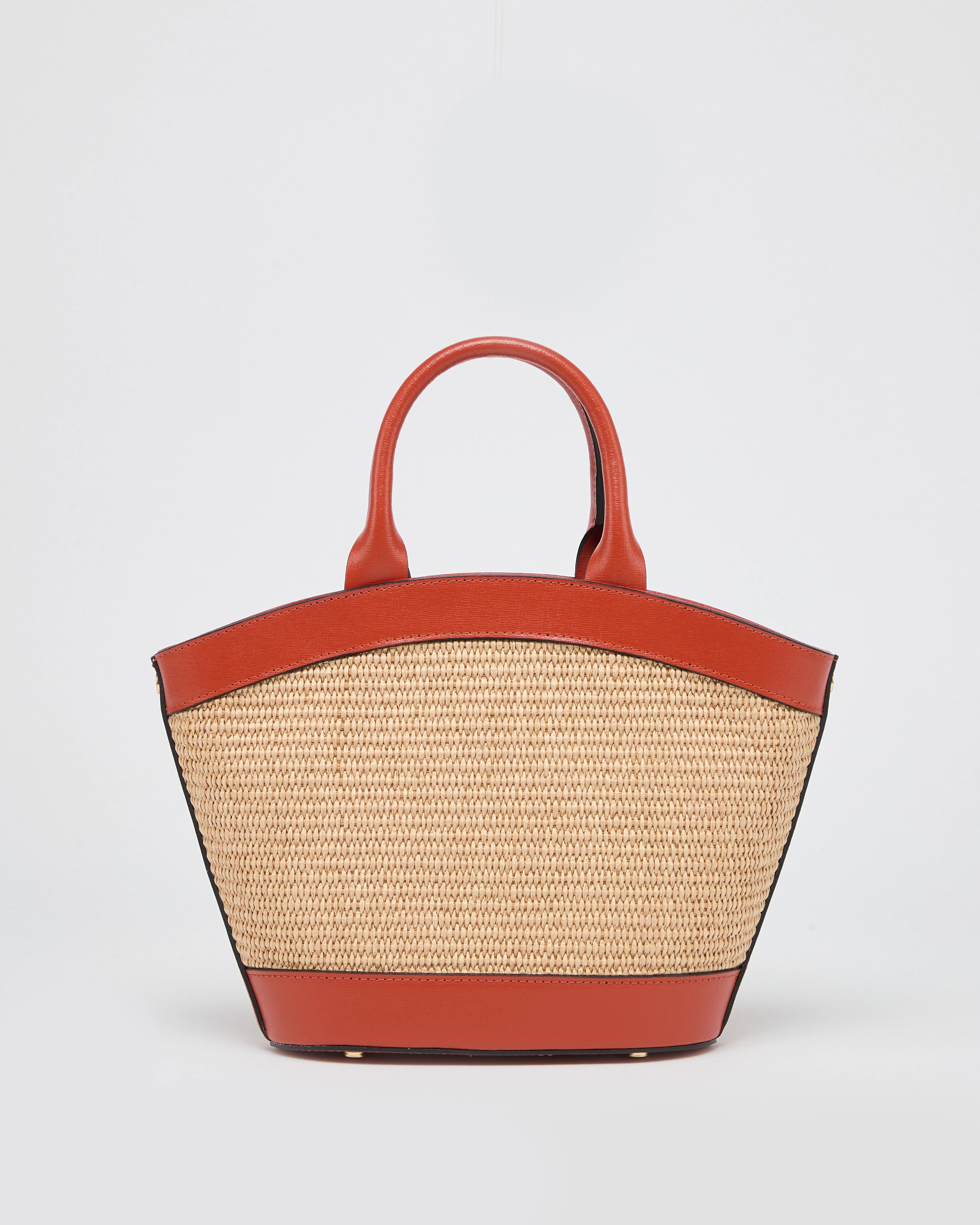 Mini Victoire raffia orange
