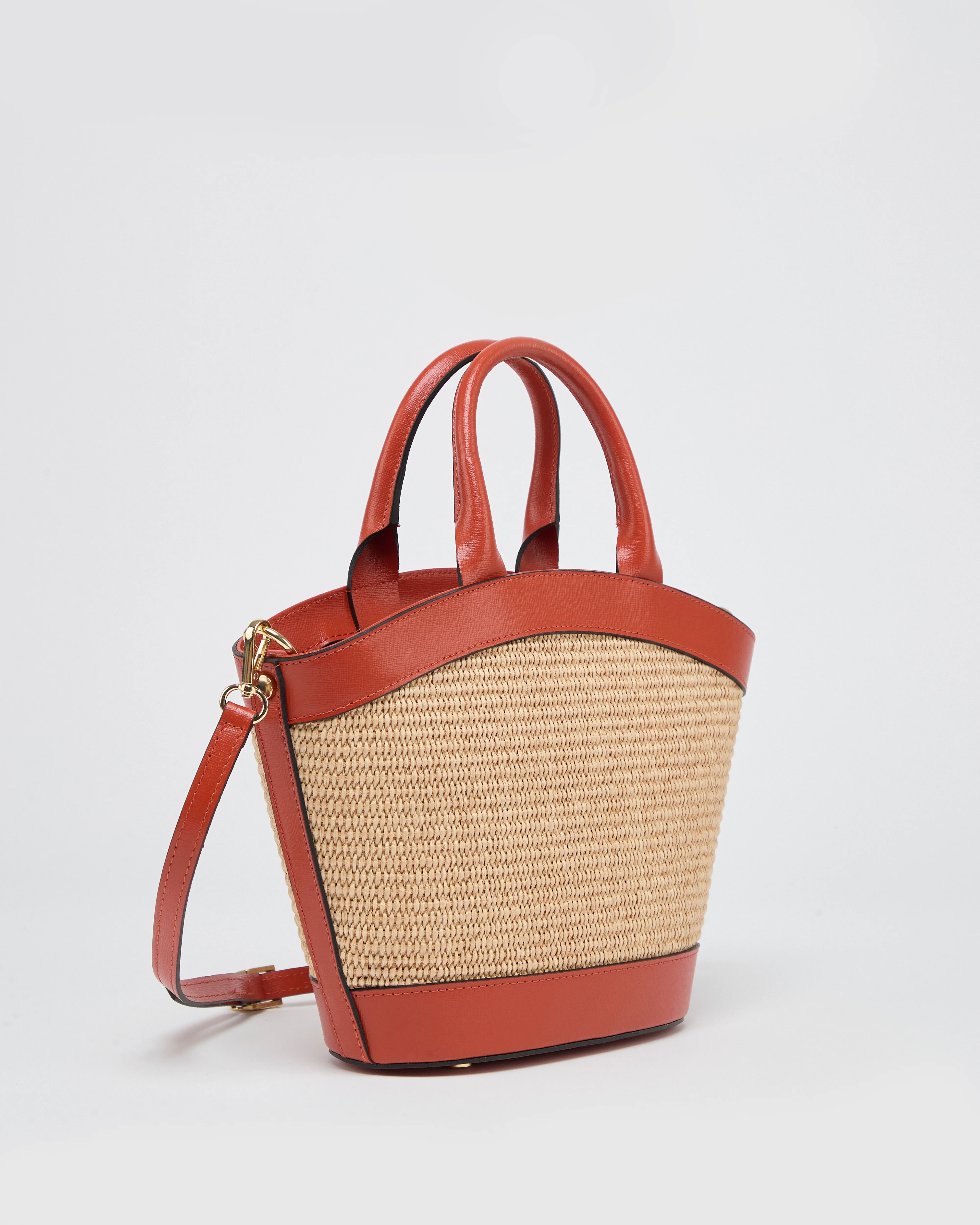 Mini Victoire raffia orange - Image 2