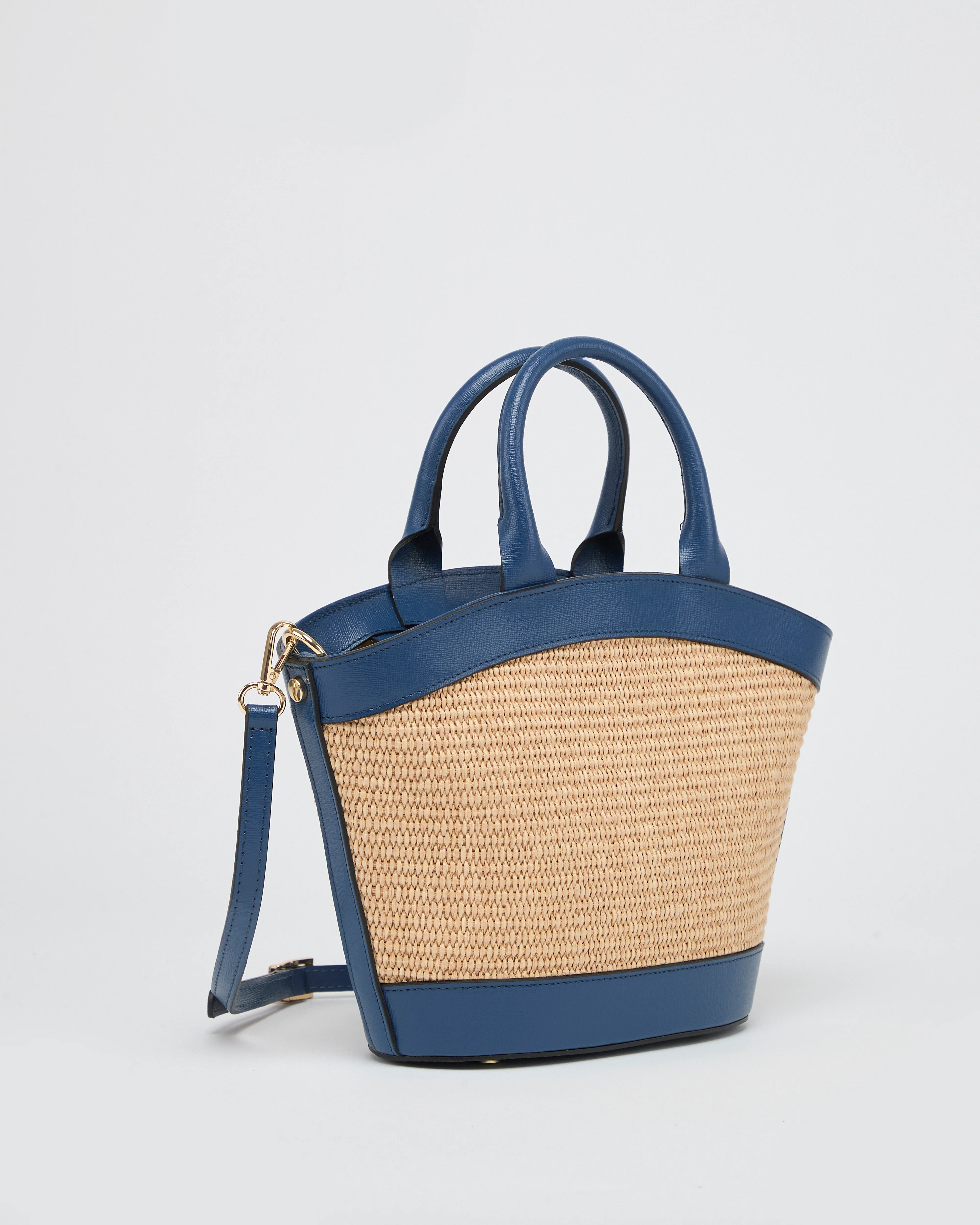 Mini Victoire raffia blue - Image 2