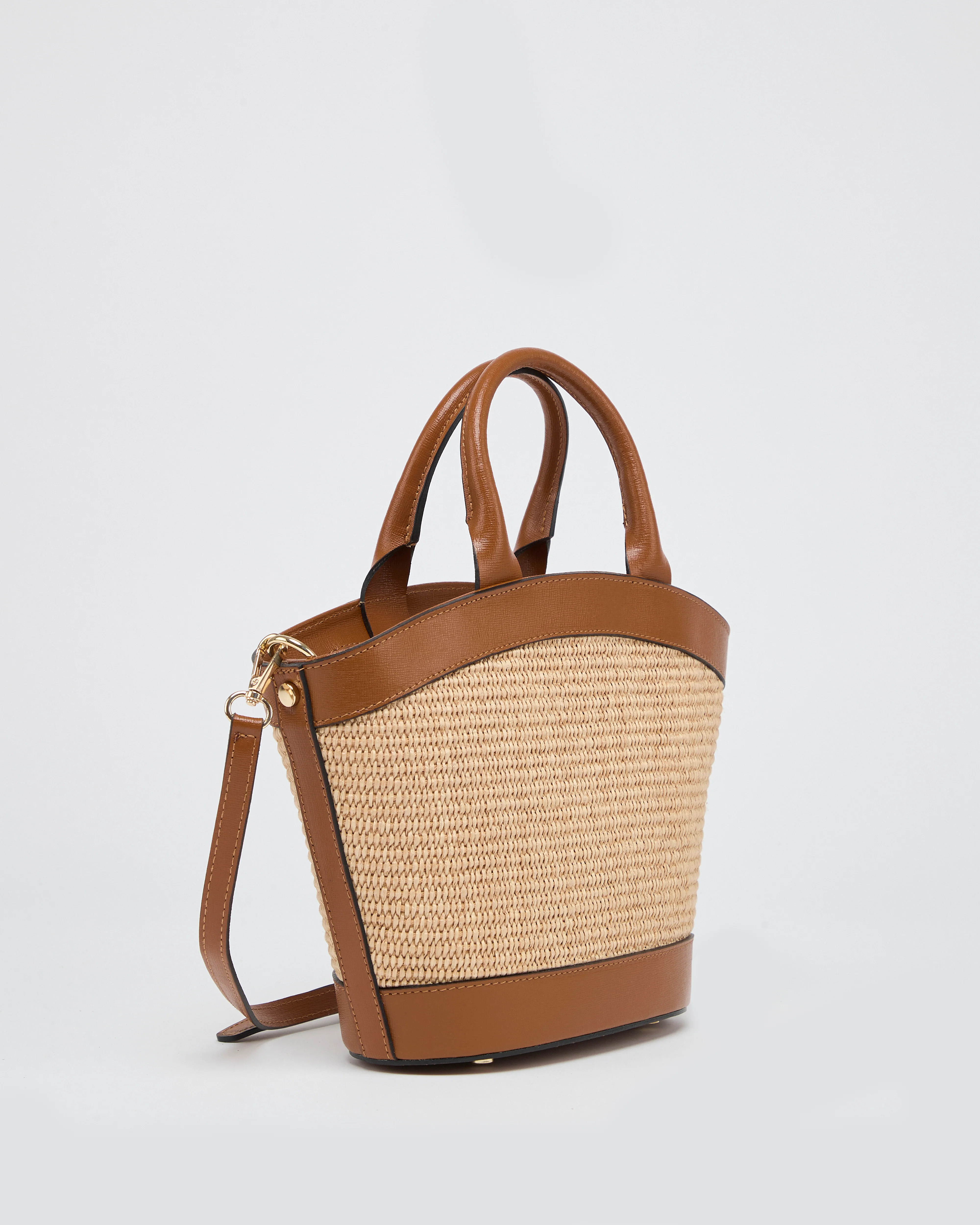 Mini Victoire raffia camel - Image 2