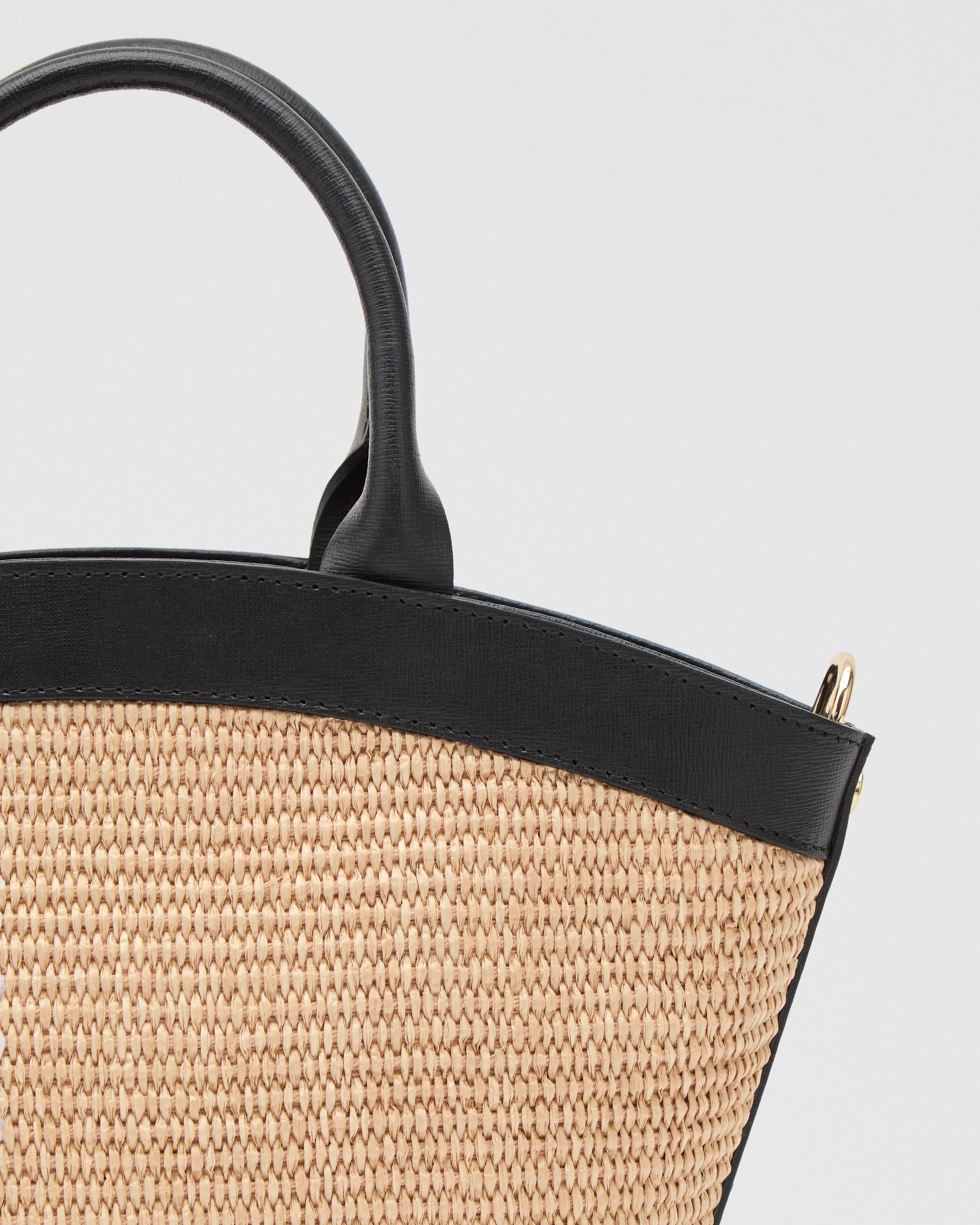 Mini Victoire raffia black - Image 2