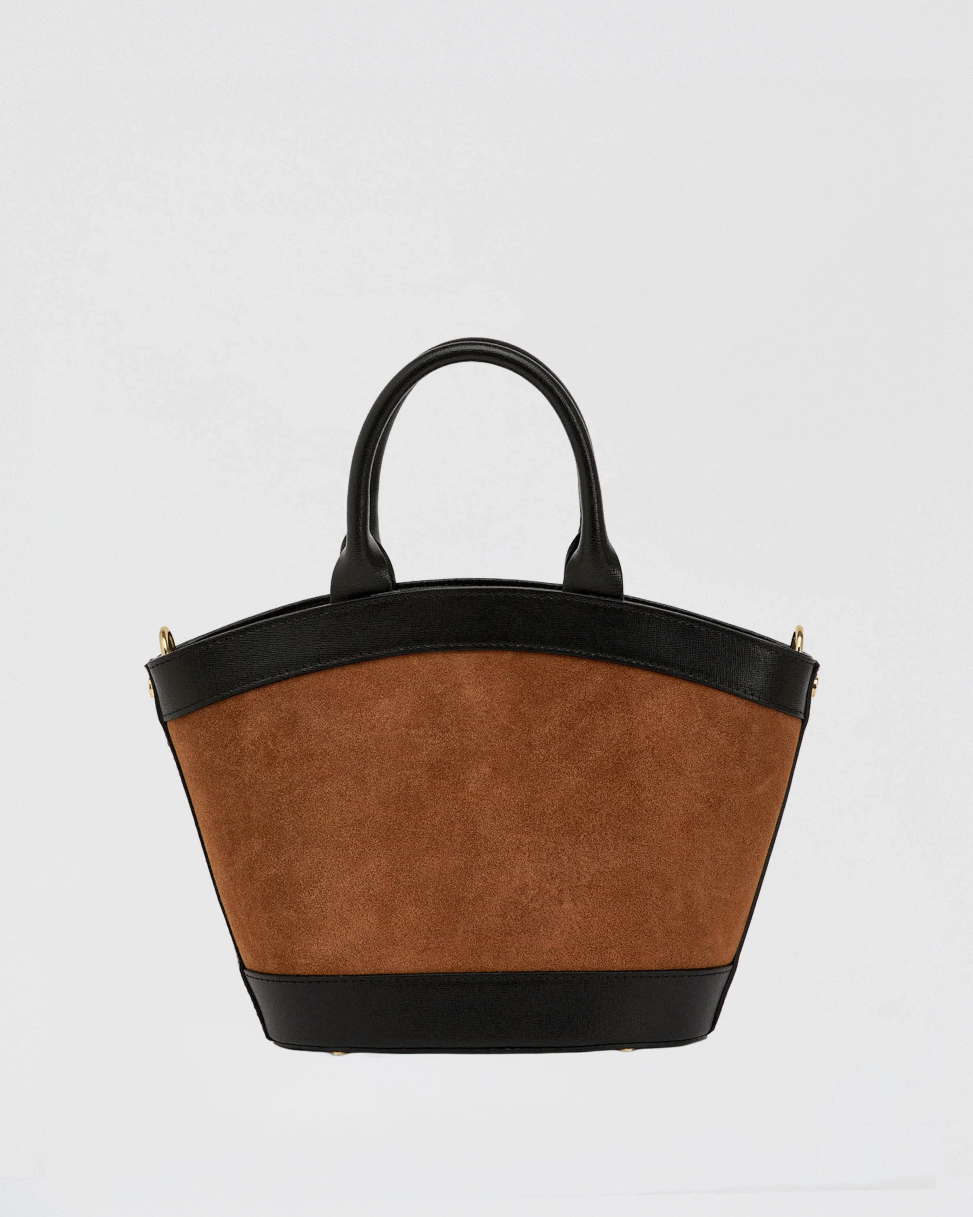 Mini Victoire suede camel black