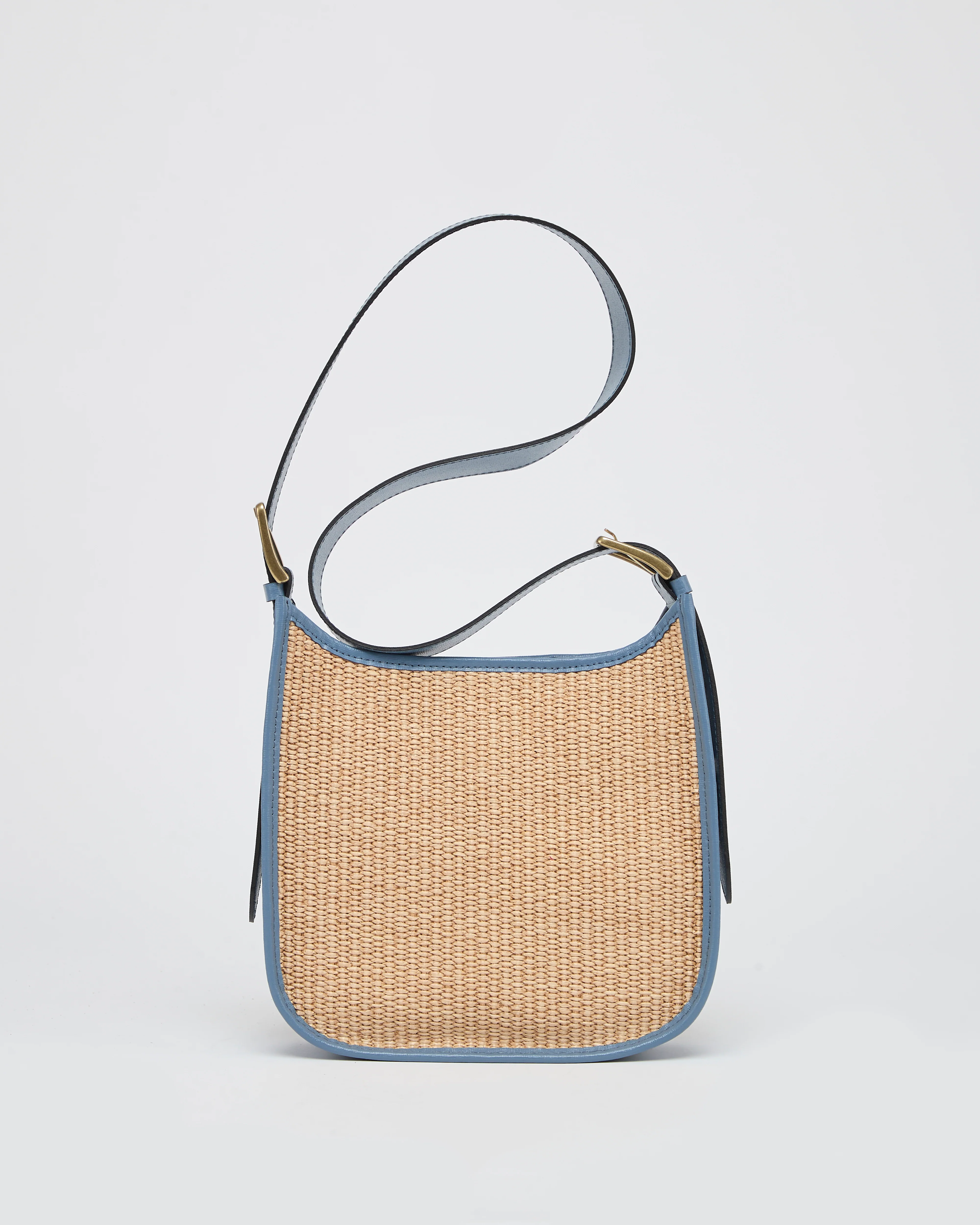 Odette raffia light blue