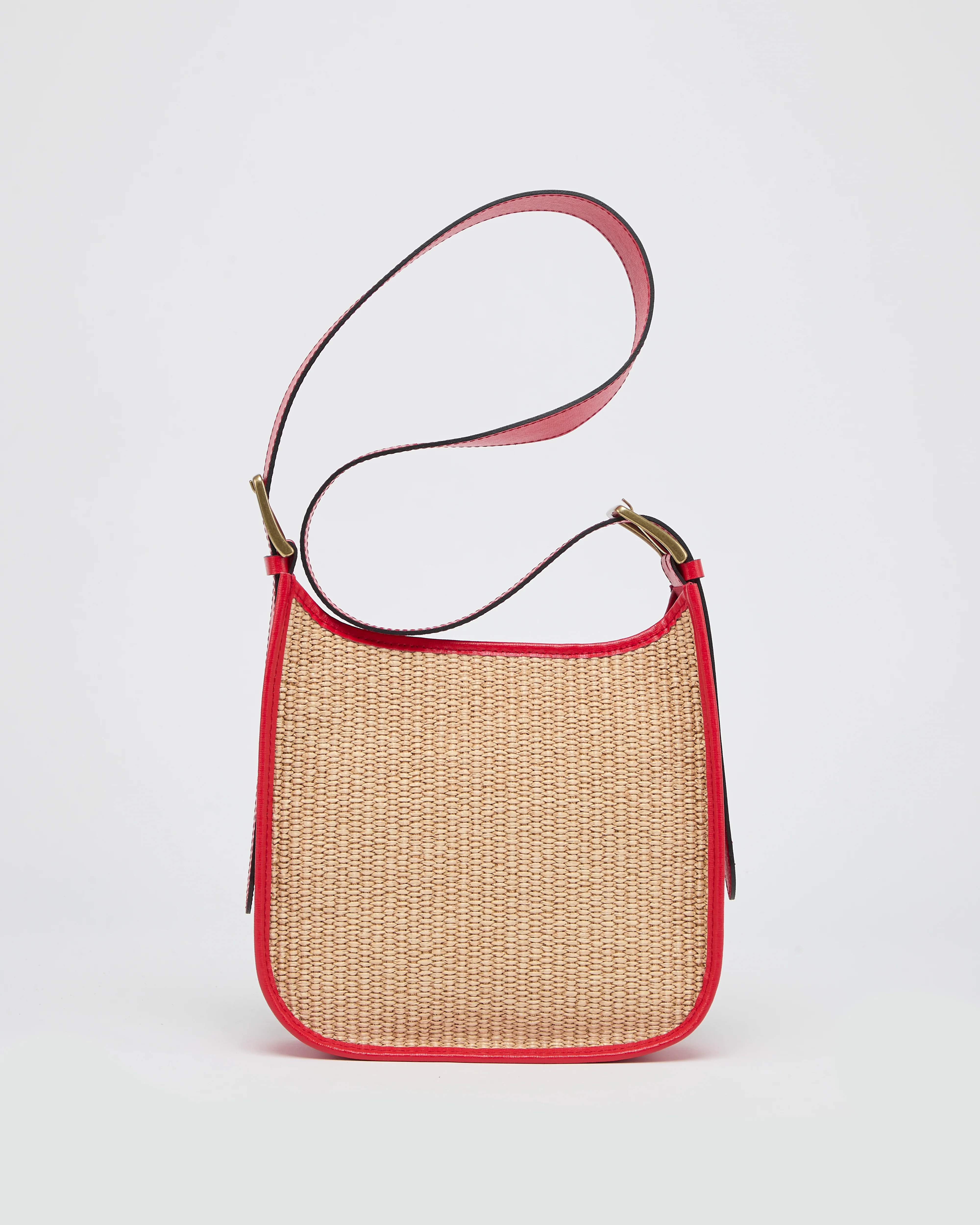 Odette raffia red