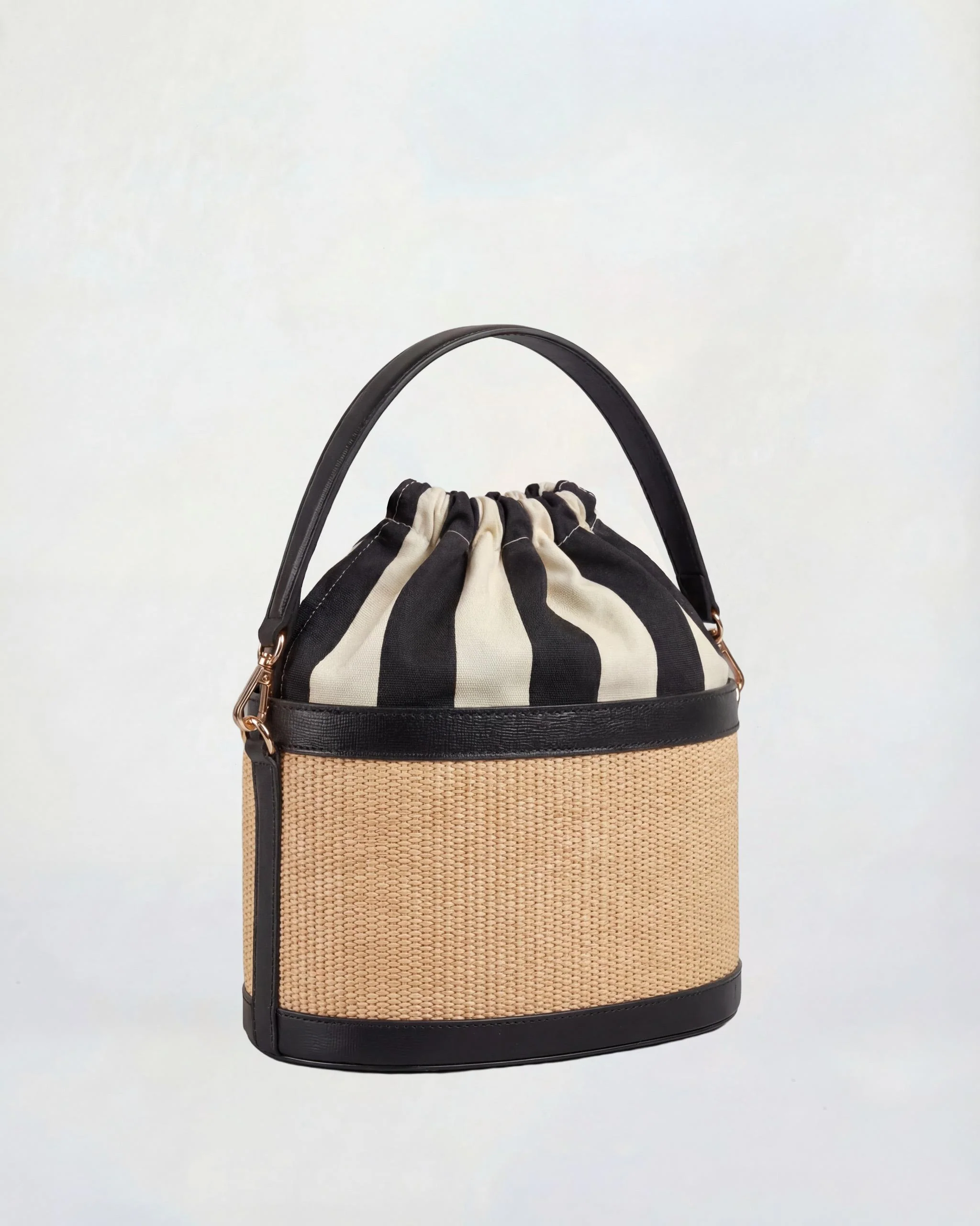 Peggy raffia noir - Image 2