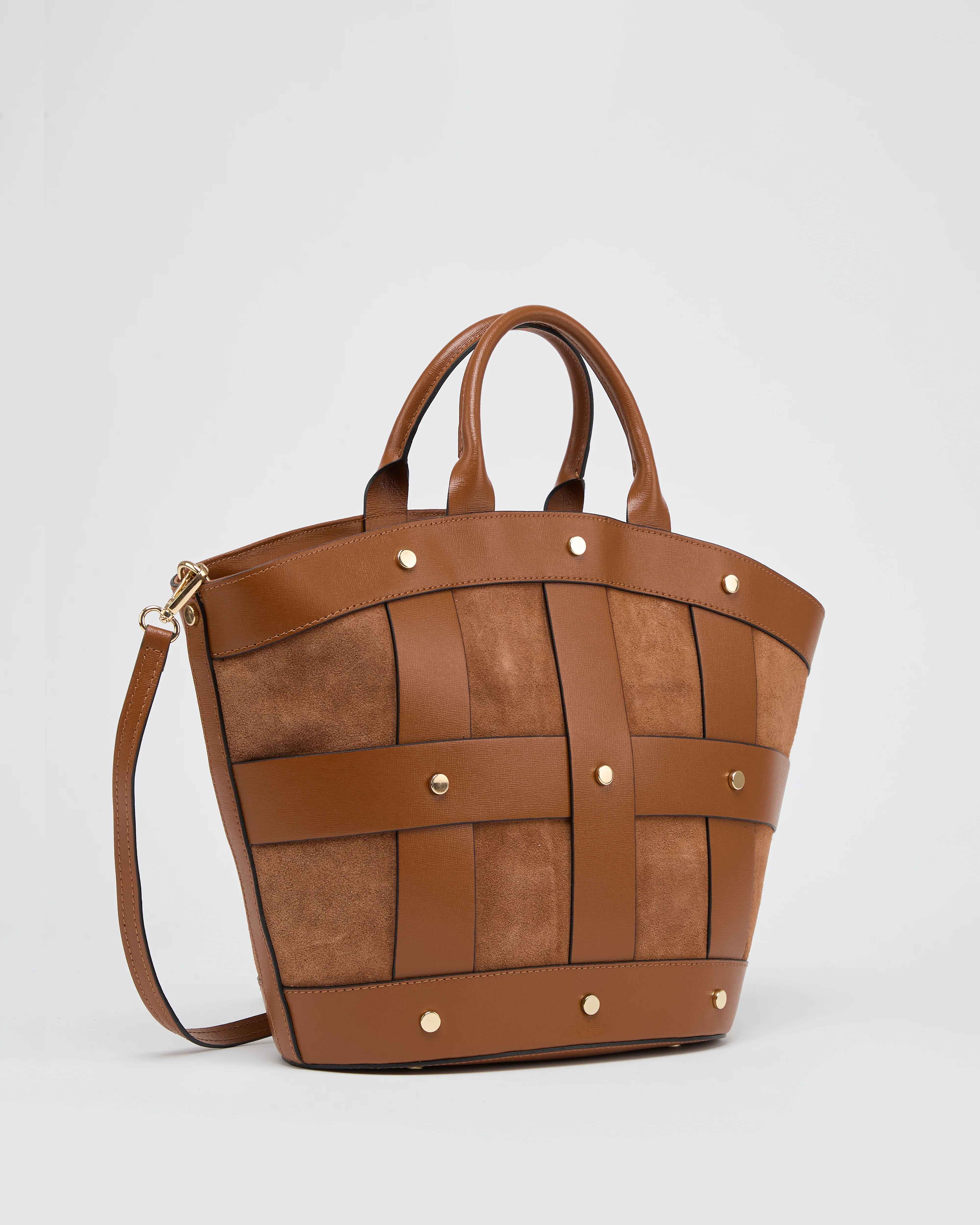 Victoire stud suede camel - Image 2