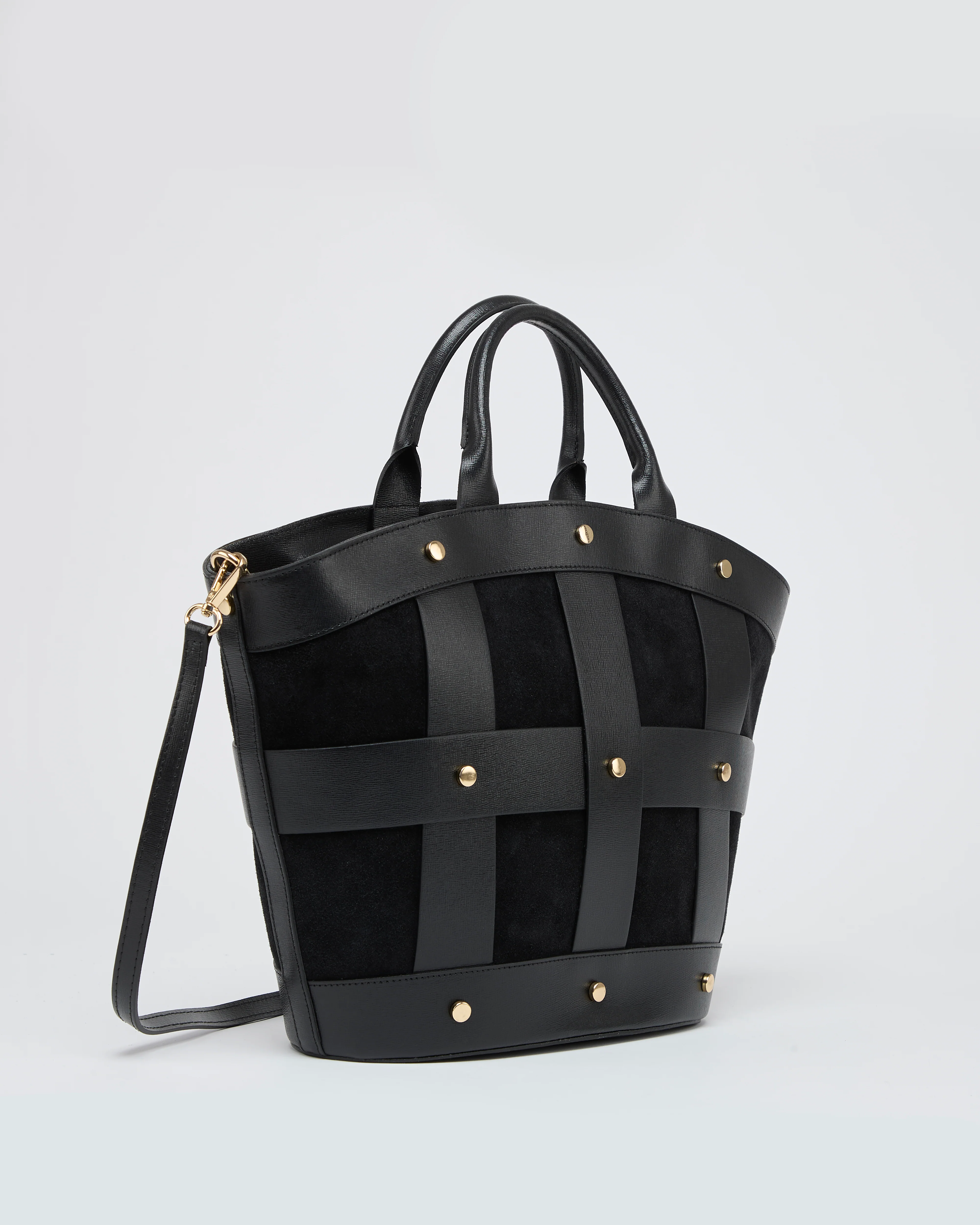 Victoire stud suede black - Image 2