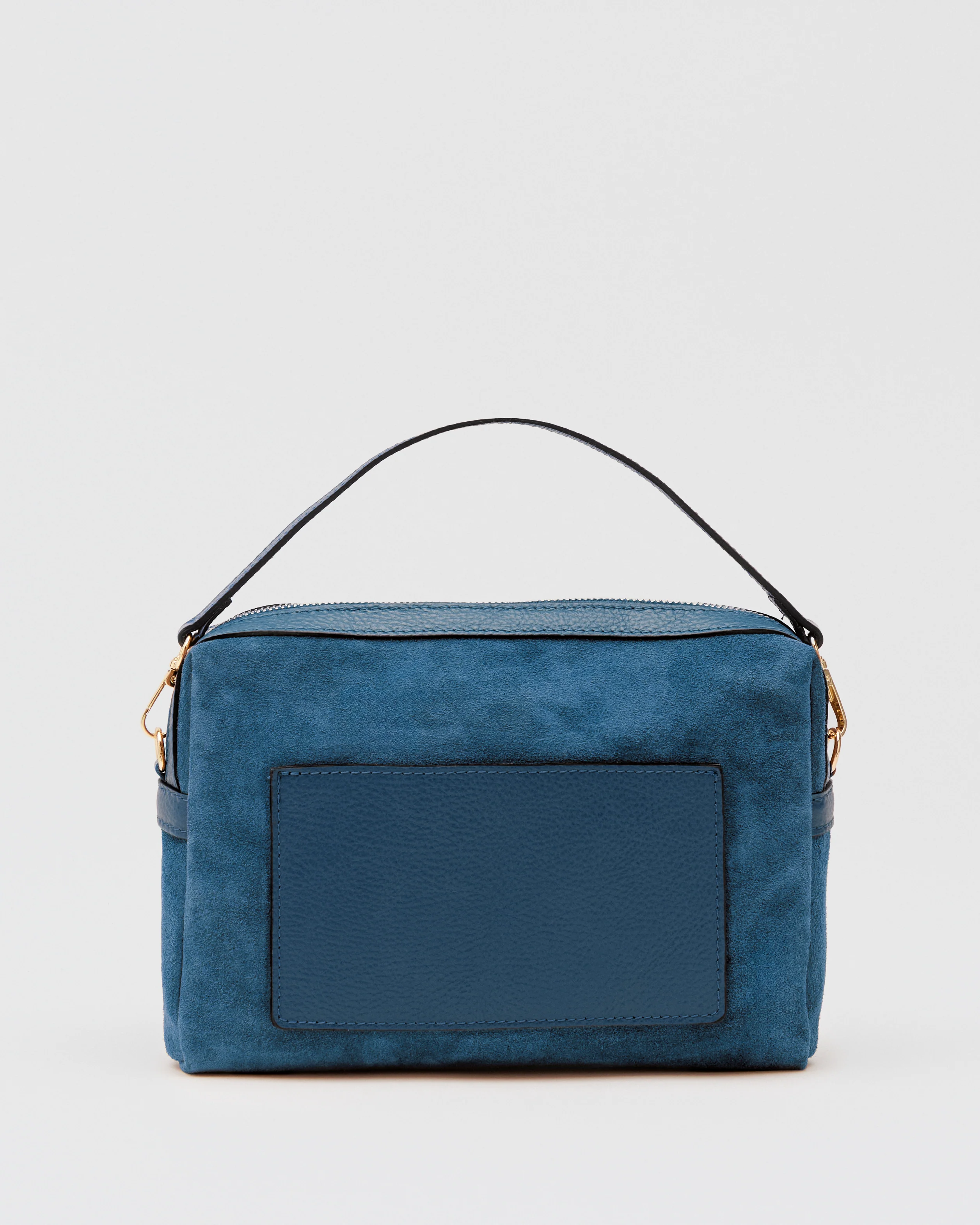 Virginie maxi suede blue