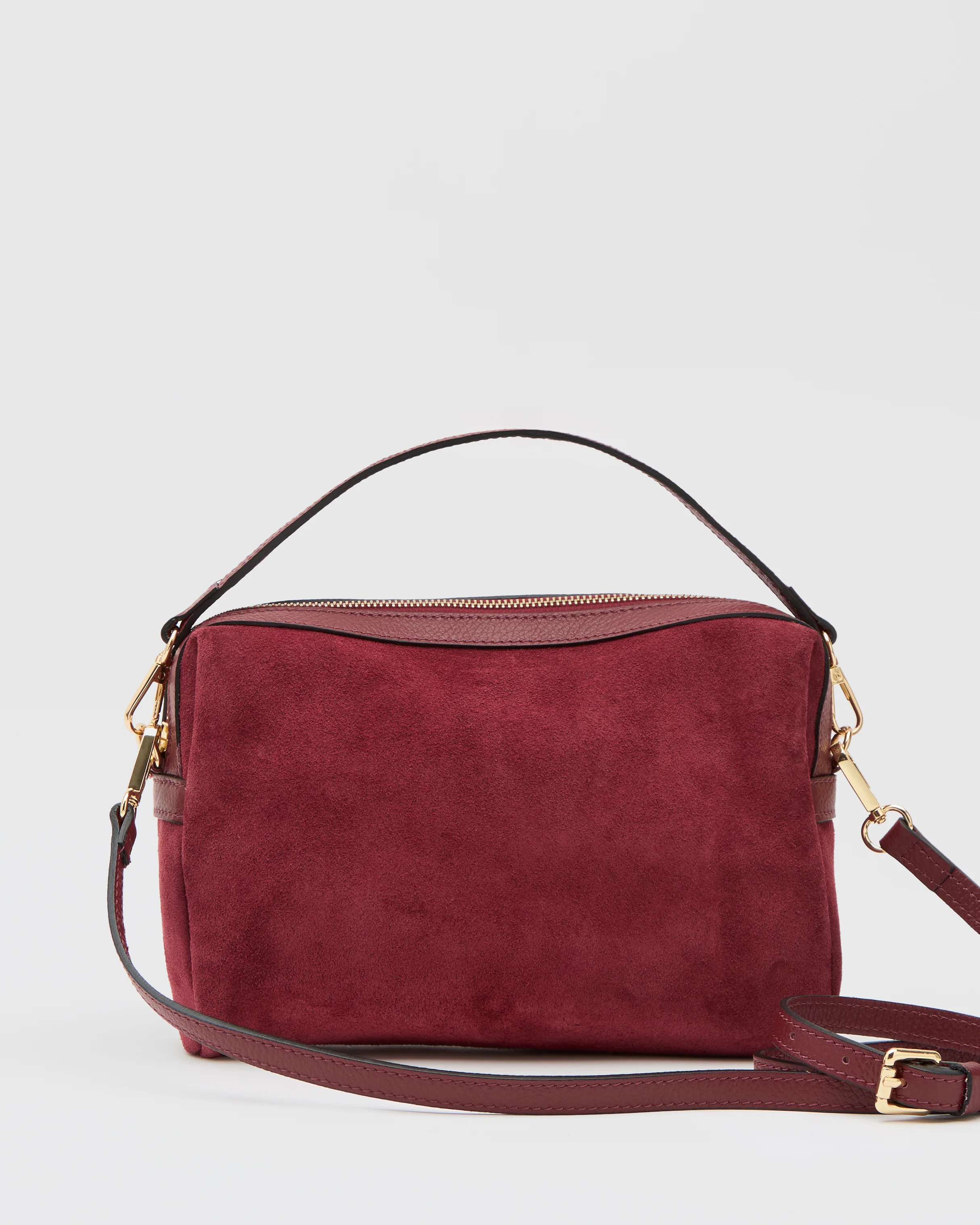 Virginie maxi suede burgundy - Image 4