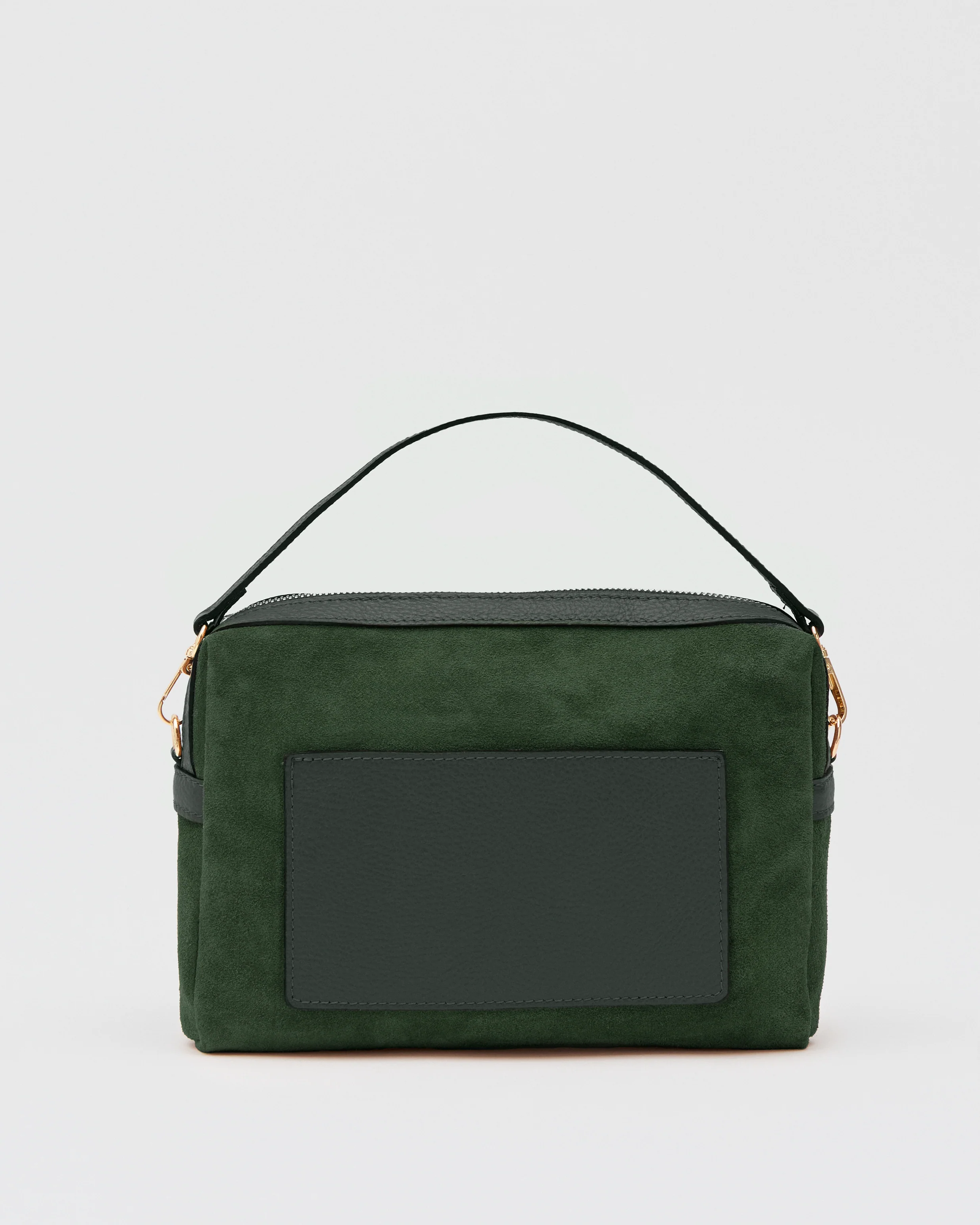 Virginie maxi suede green