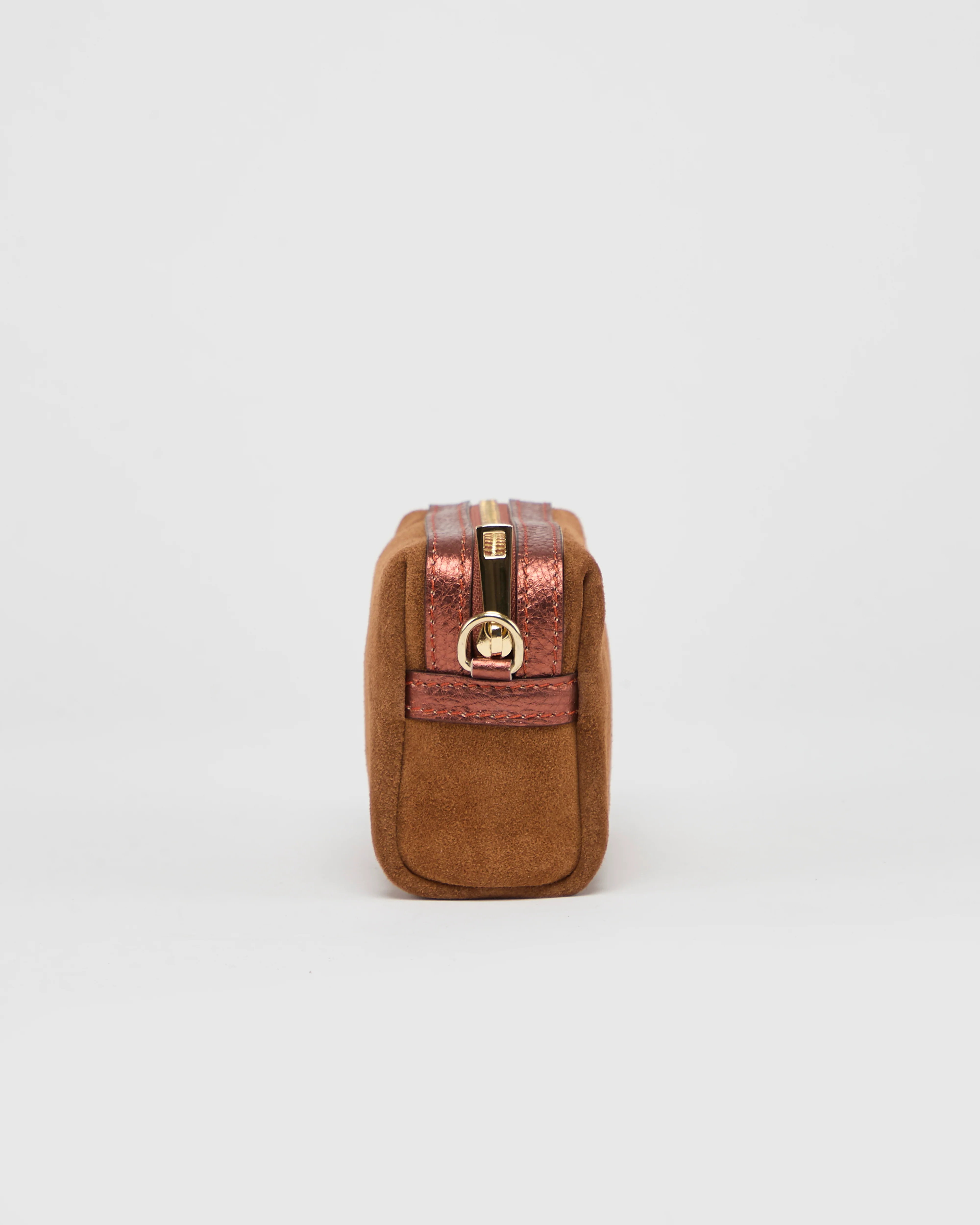 Virginie suede camel bronze - Image 2