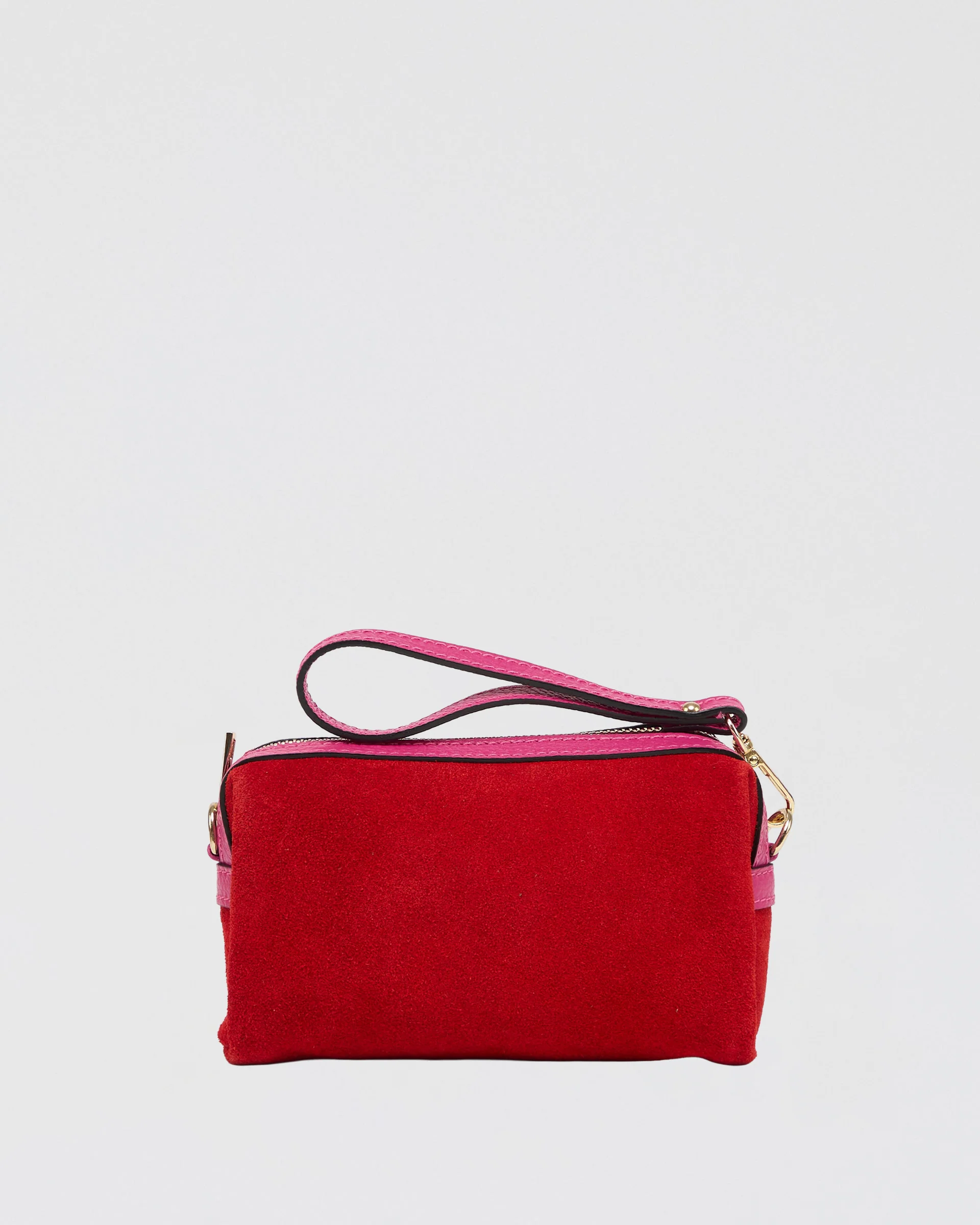 Virginie suede red fuchsia