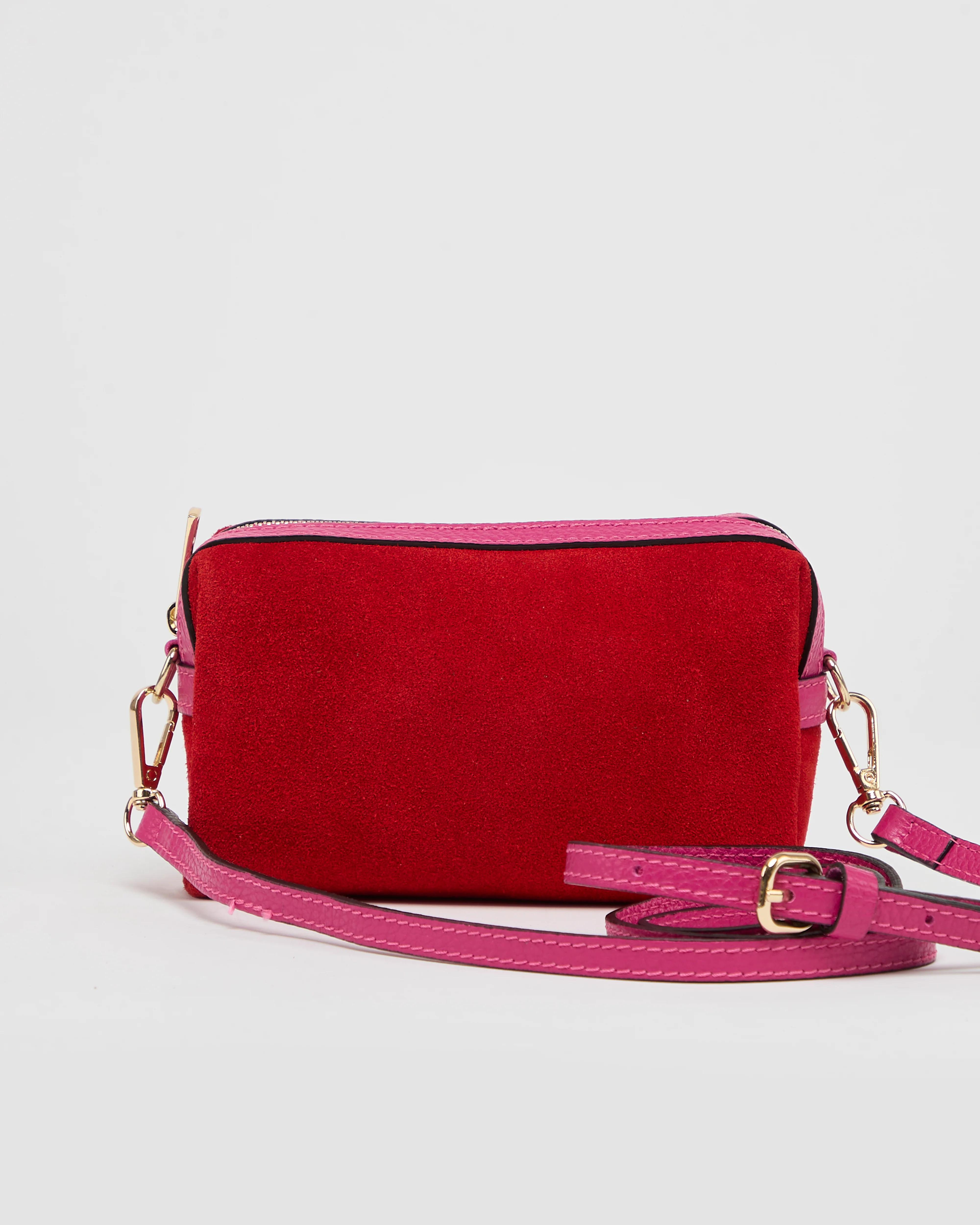Virginie suede red fuchsia - Image 2